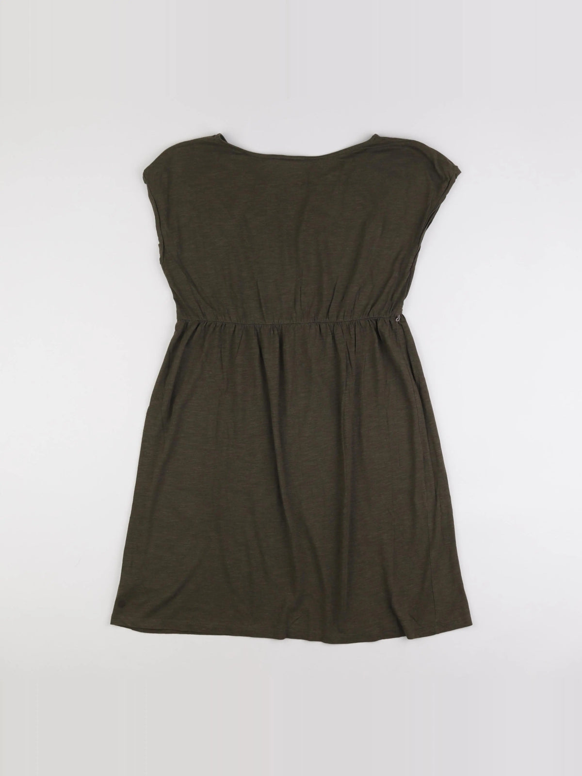 H&M - robe grossesse vert - M