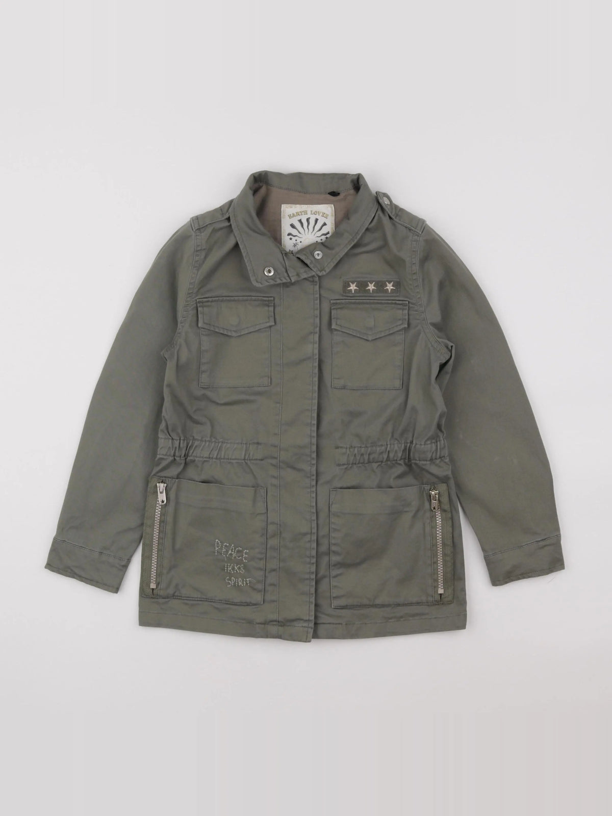 IKKS - veste imprimé au dos vert - 8 ans