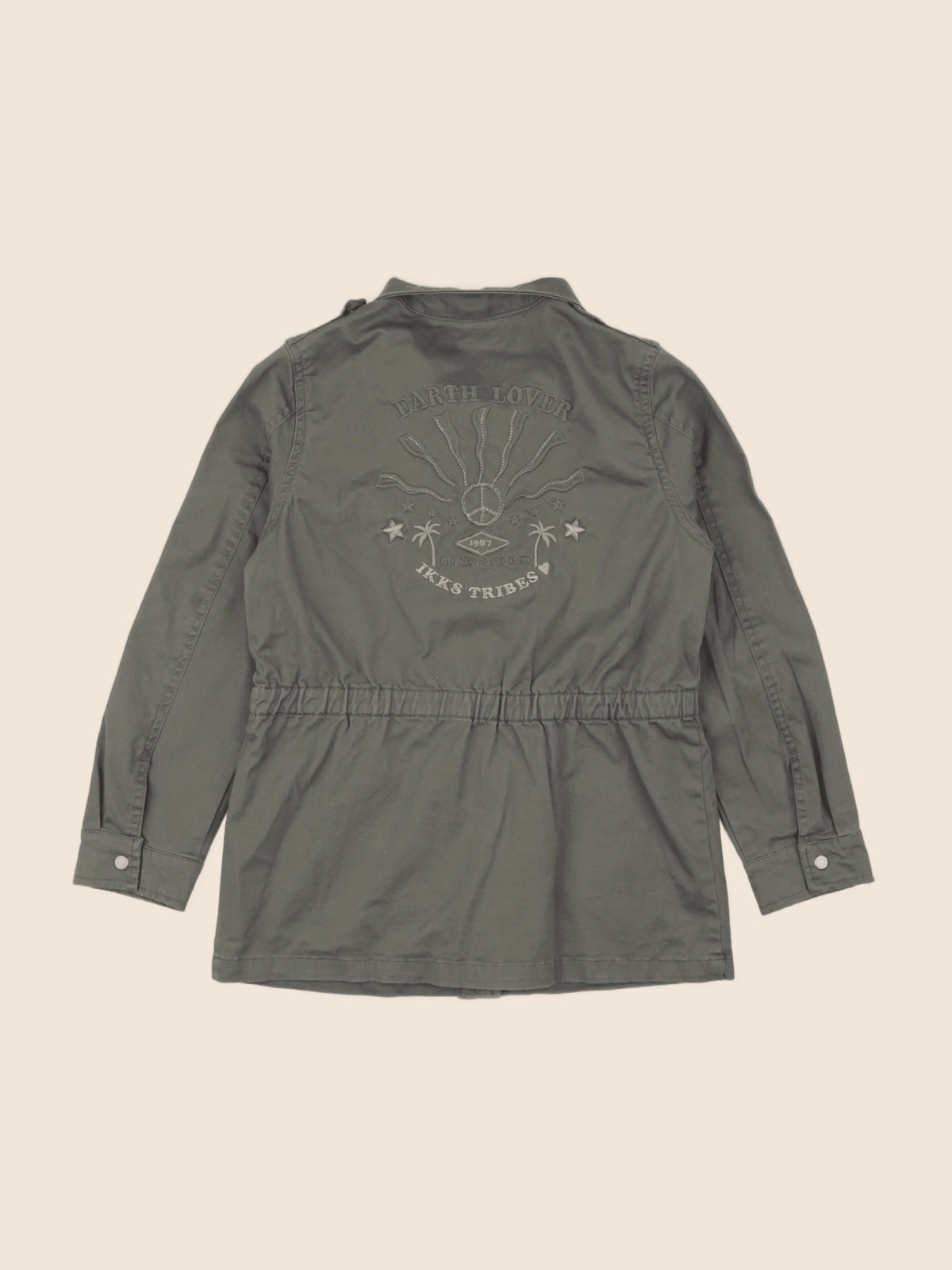 IKKS - veste imprimé au dos vert - 8 ans