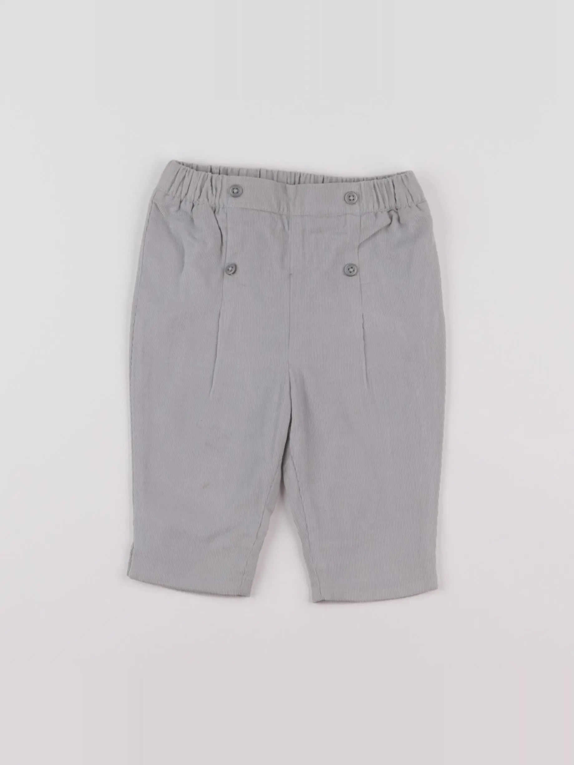 Cyrillus - pantalon gris - 6 mois