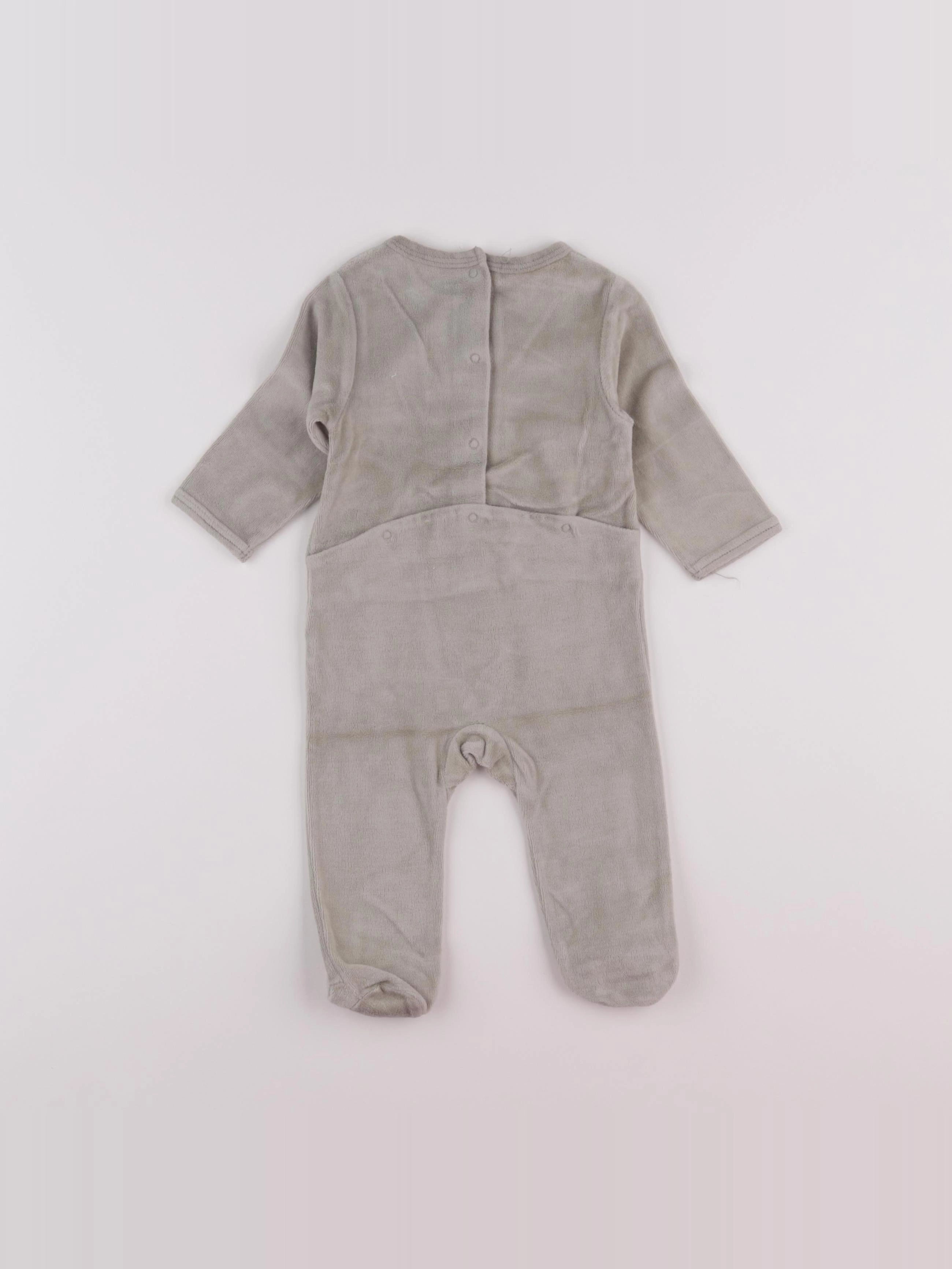 Vertbaudet - pyjama marron - 6 mois