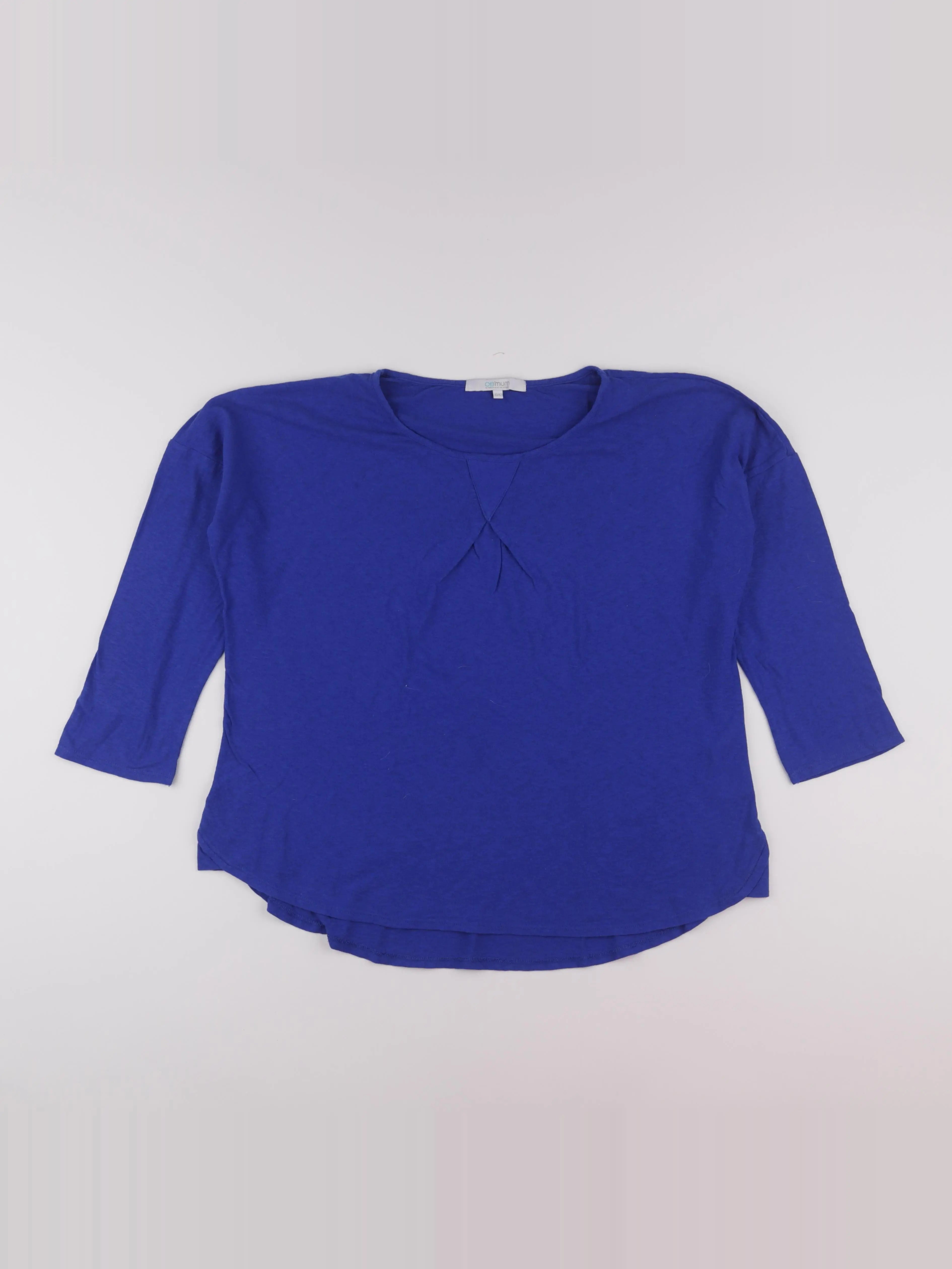 OB'MUM - tee-shirt grossesse bleu - 40 à 42