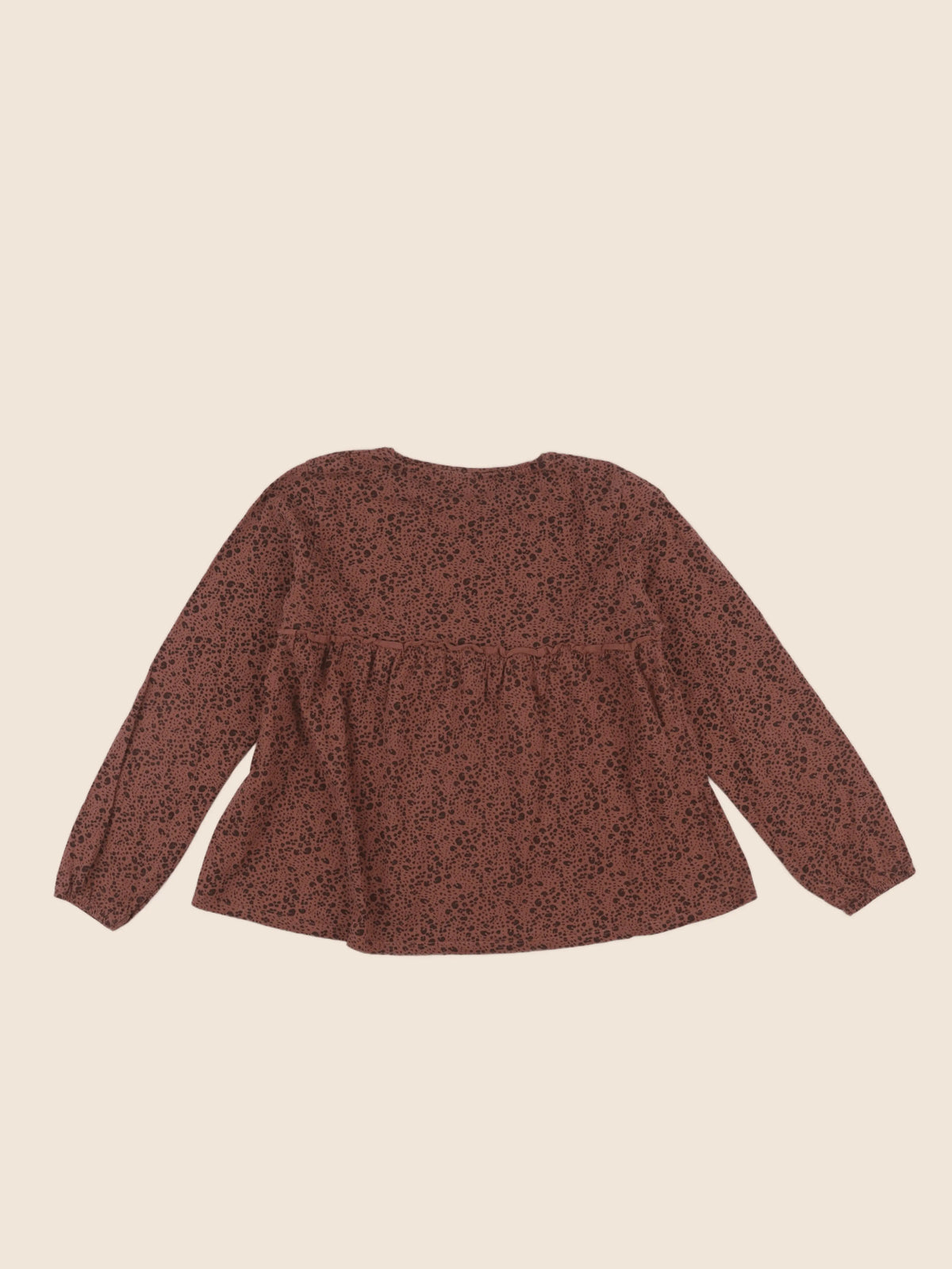 Vertbaudet - tee-shirt marron - 14 ans