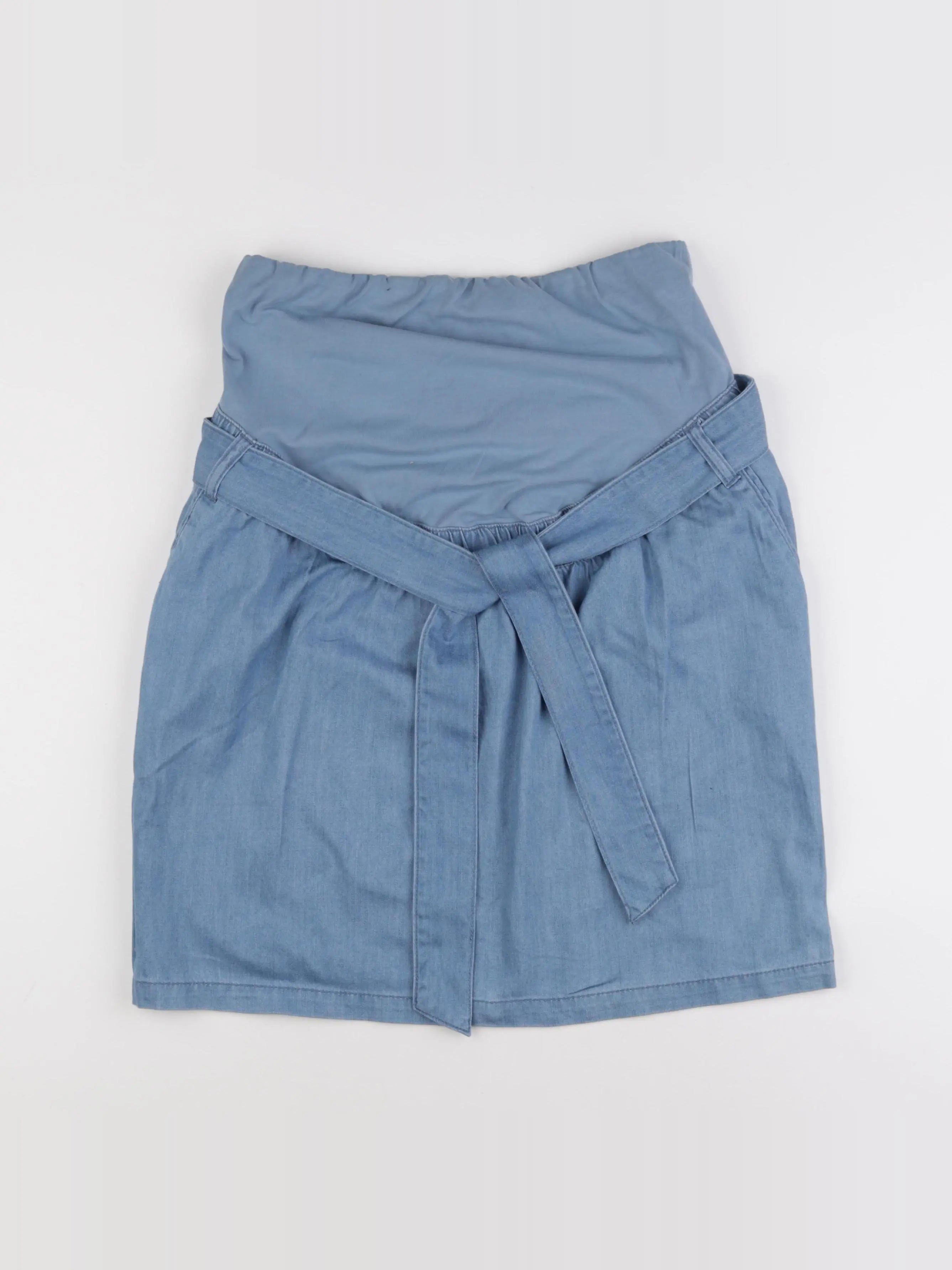 Vertbaudet - jupe grossesse bleu - 40