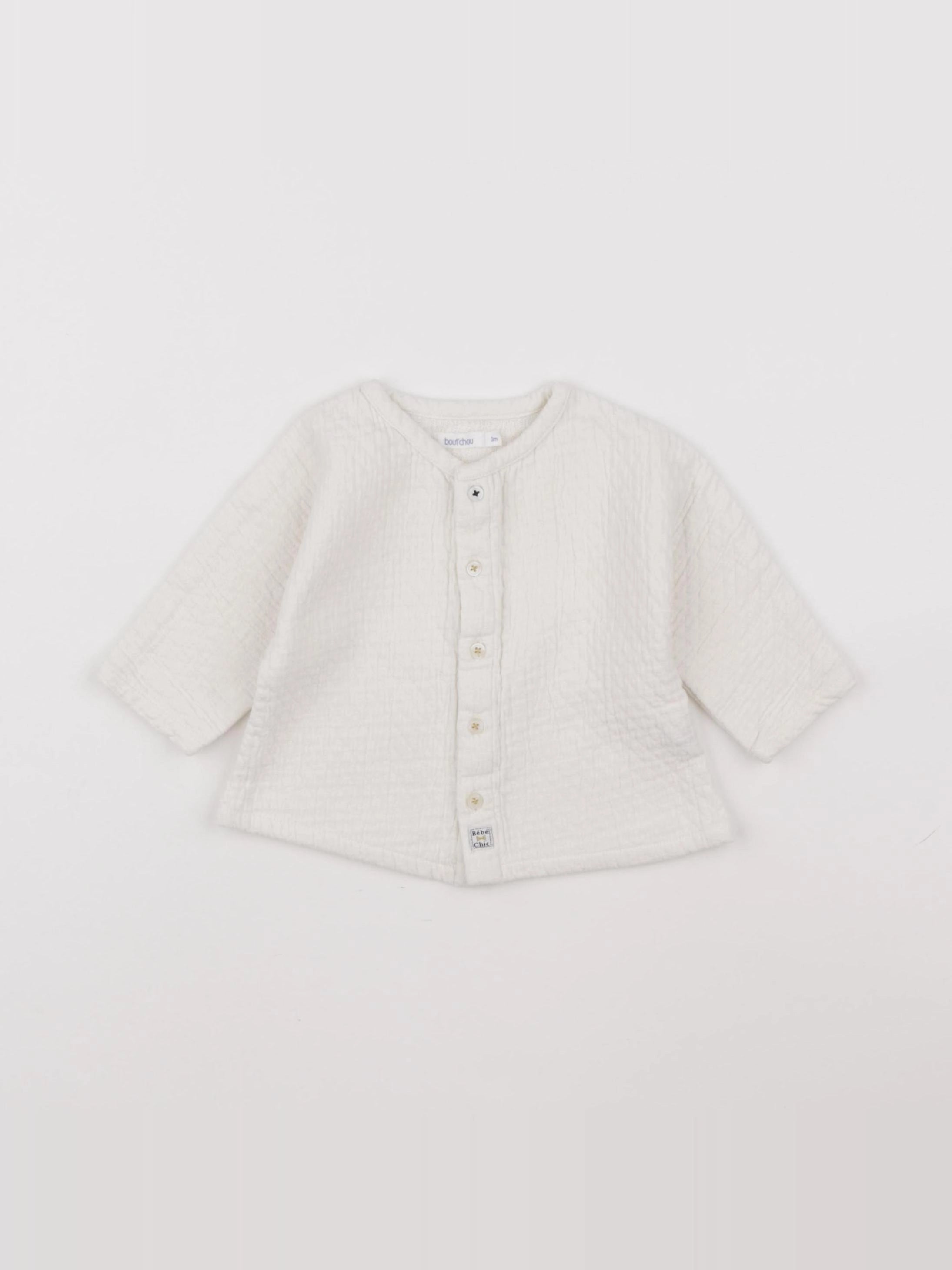 Boutchou - gilet beige - 3 mois