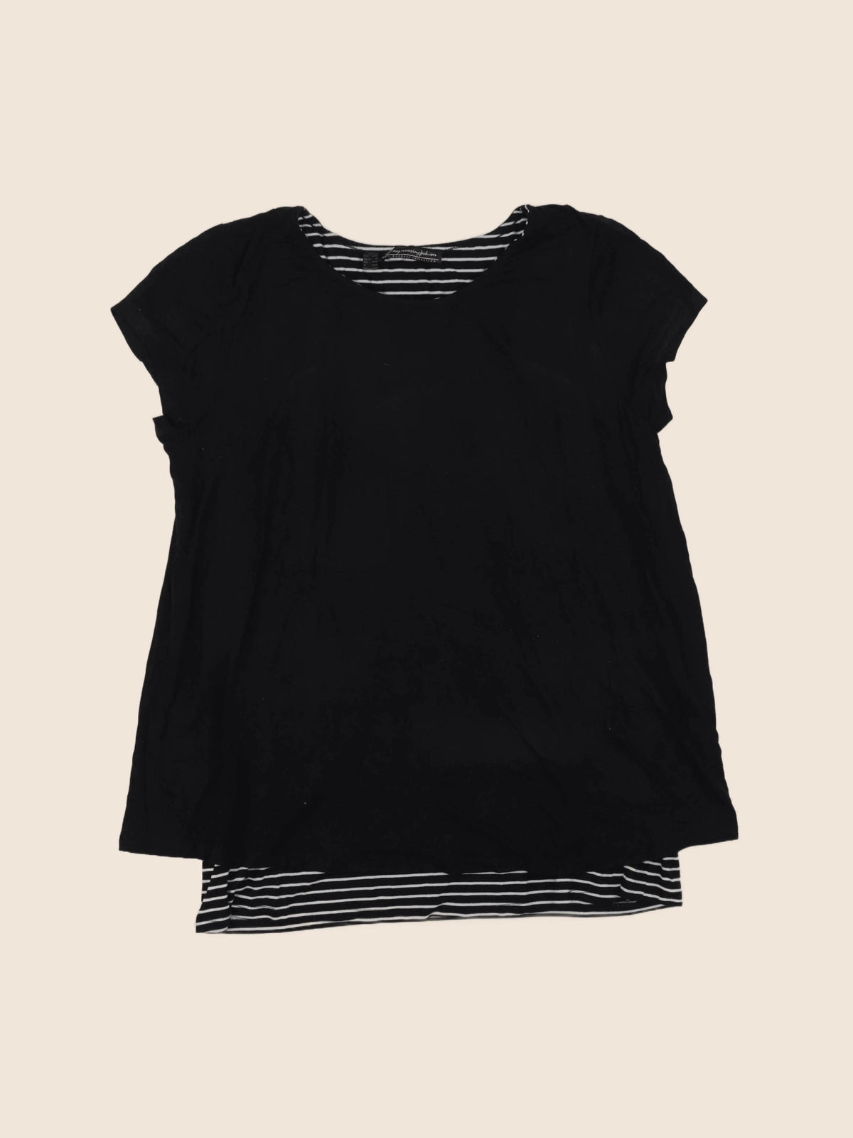 Bonprix - tee-shirt grossesse noir - 40 à 42
