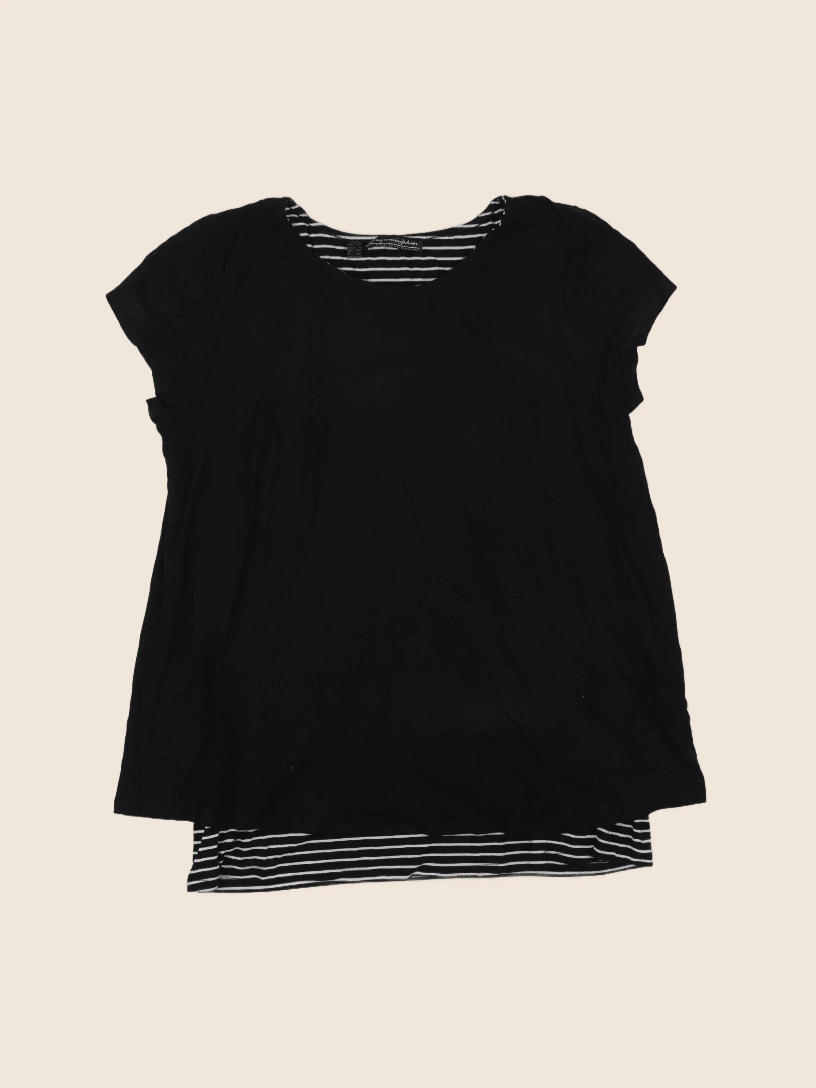 Bonprix - tee-shirt grossesse noir - 40 à 42