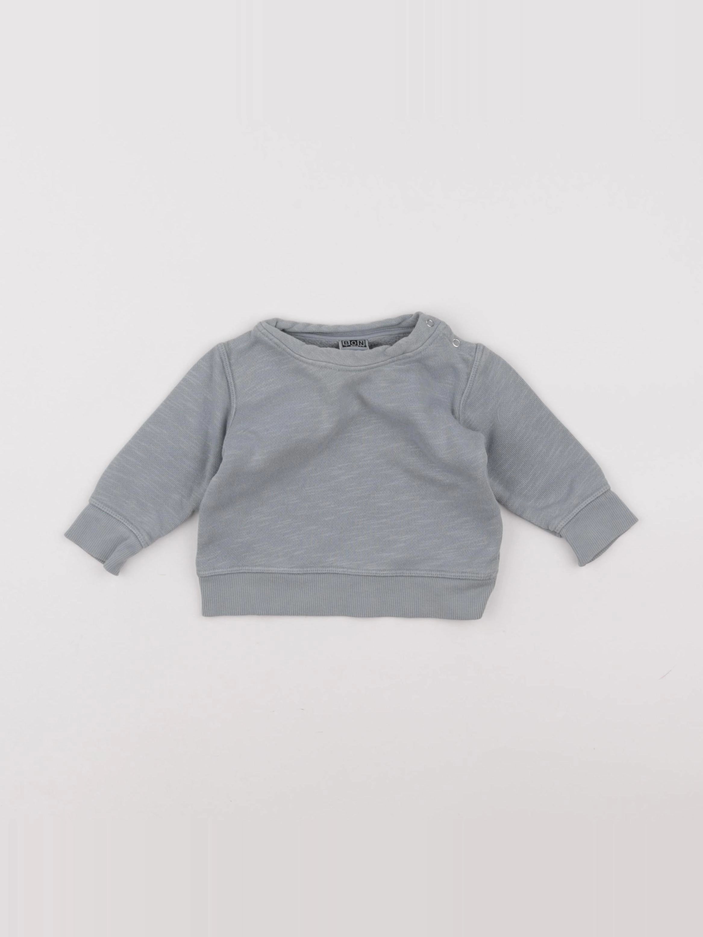 Bonton - sweat vert - 6 mois