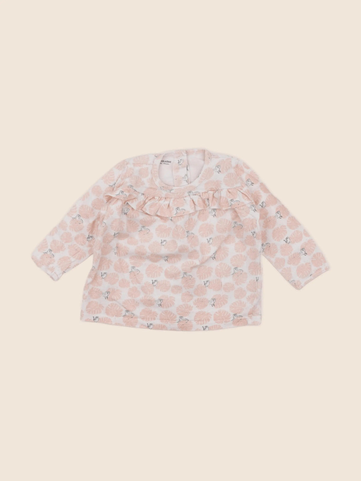 Vertbaudet - tee-shirt rose - 12 mois
