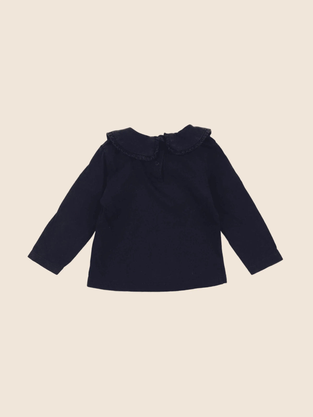 Vertbaudet - tee-shirt bleu - 12 mois