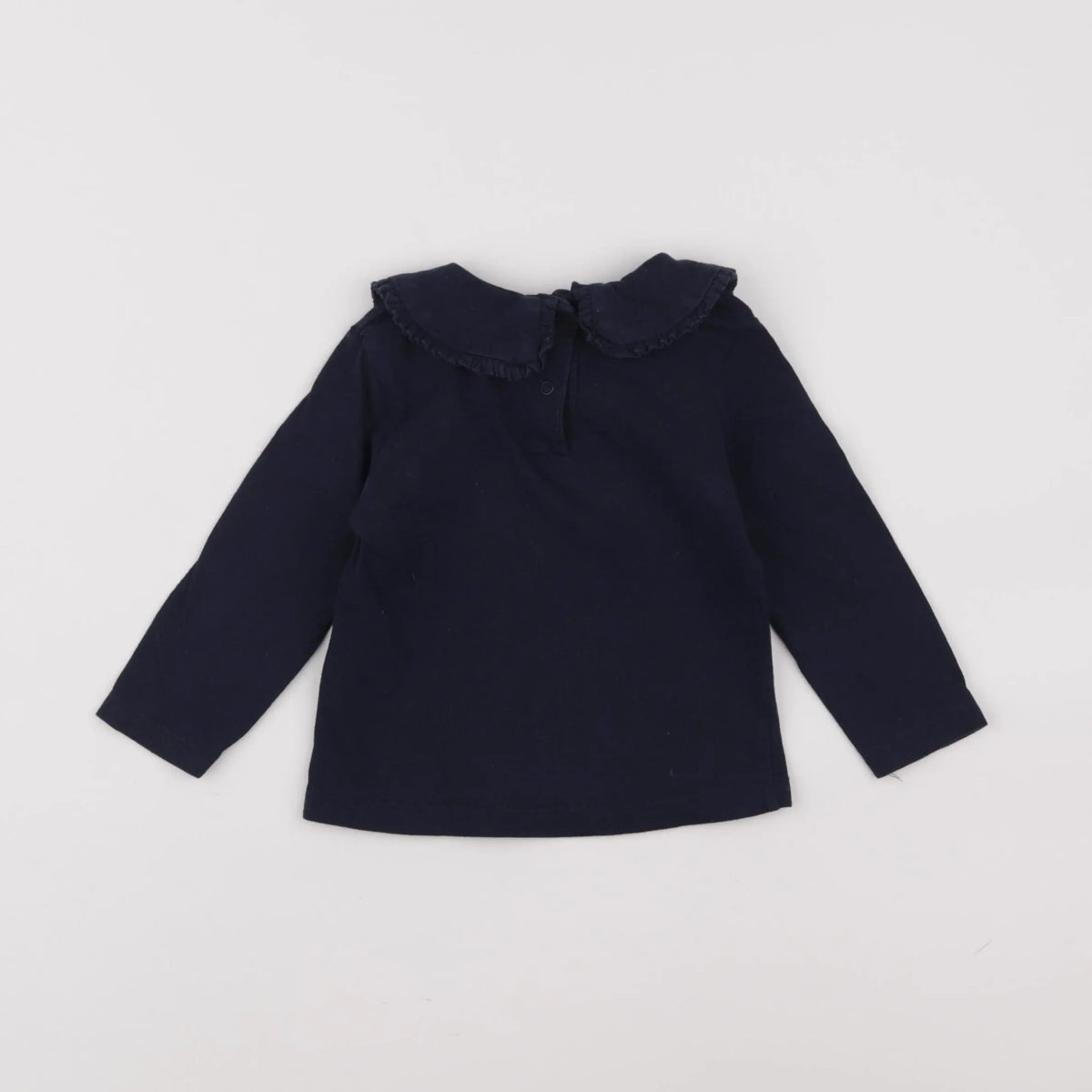Vertbaudet - tee-shirt bleu - 12 mois