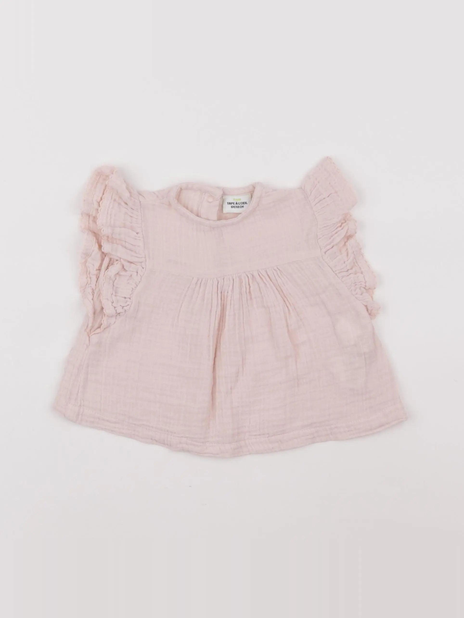 Tape à l'oeil - blouse rose - 6 mois