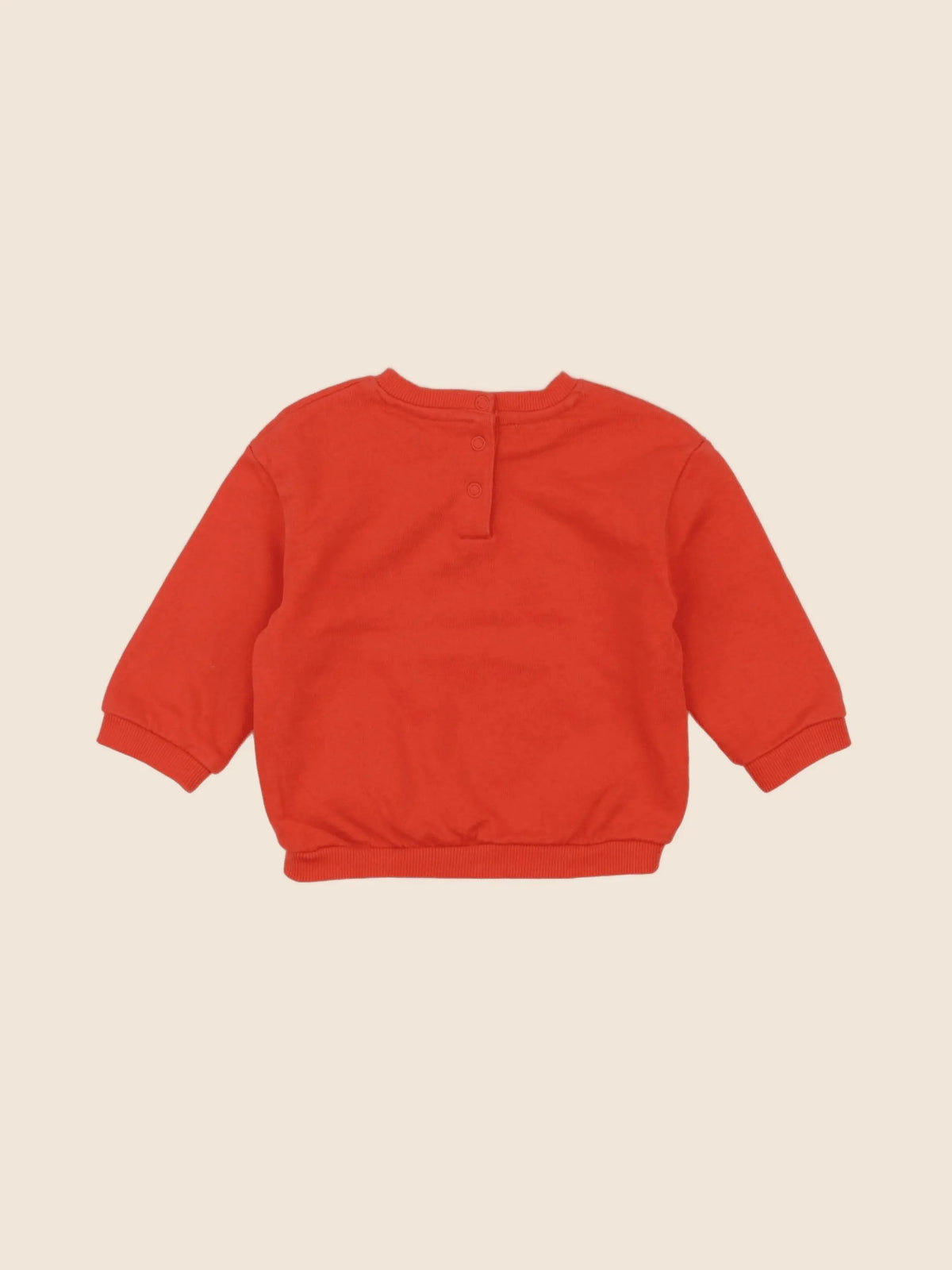 Tape à l'oeil - sweat rouge, or - 12 mois