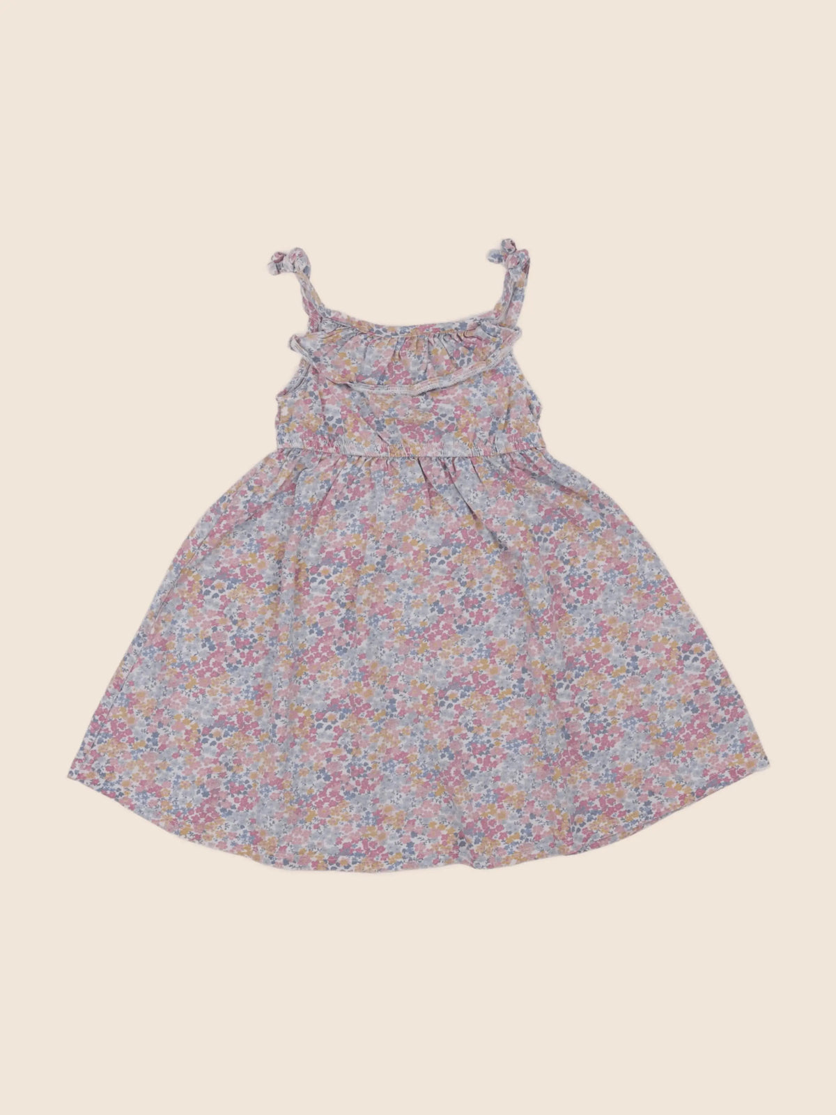 Vertbaudet - robe multicolore, rose - 2 ans