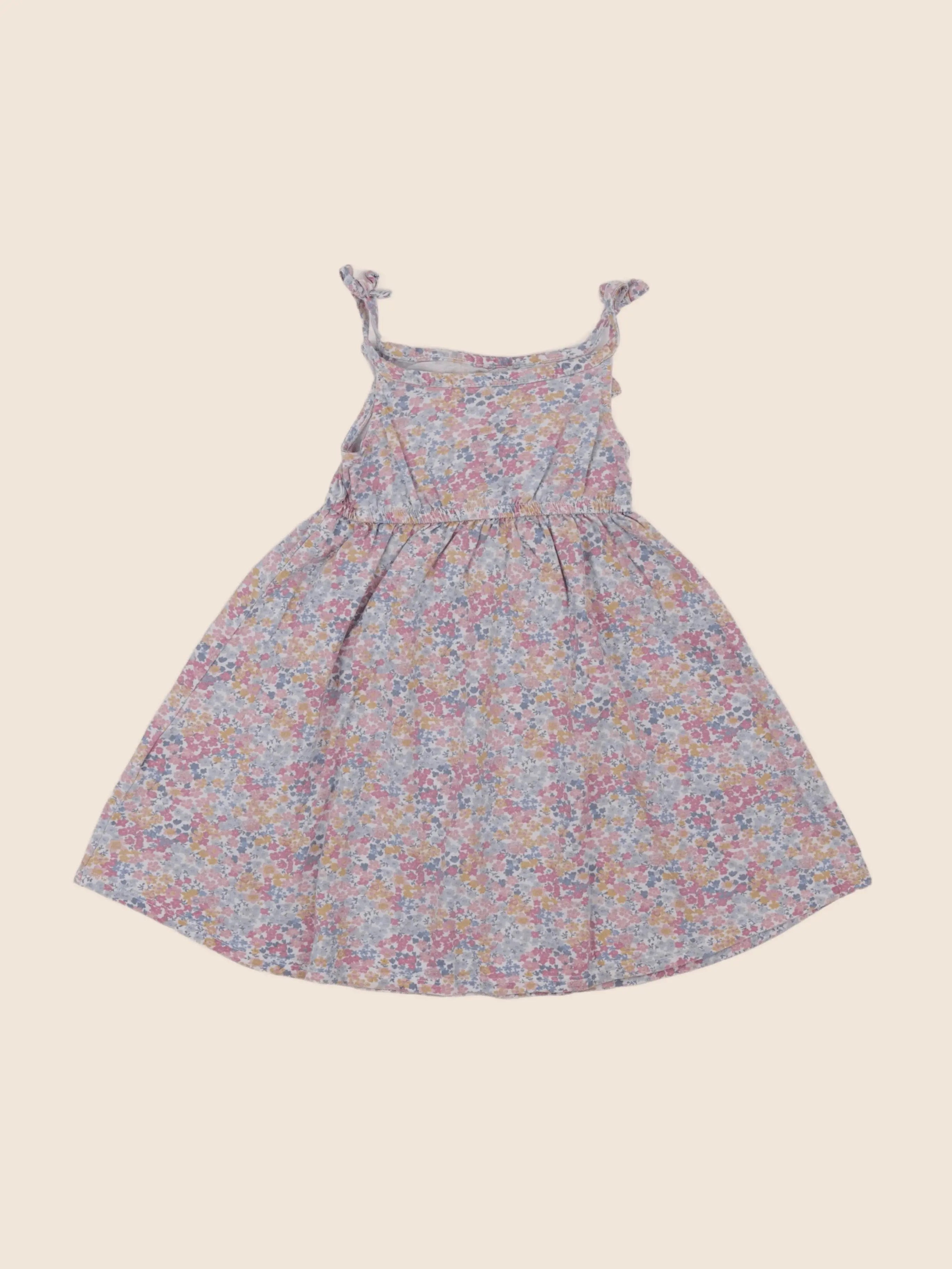 Vertbaudet - robe multicolore, rose - 2 ans