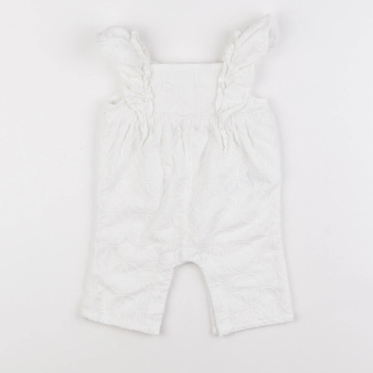 Vertbaudet - combinaison blanc - 3 mois