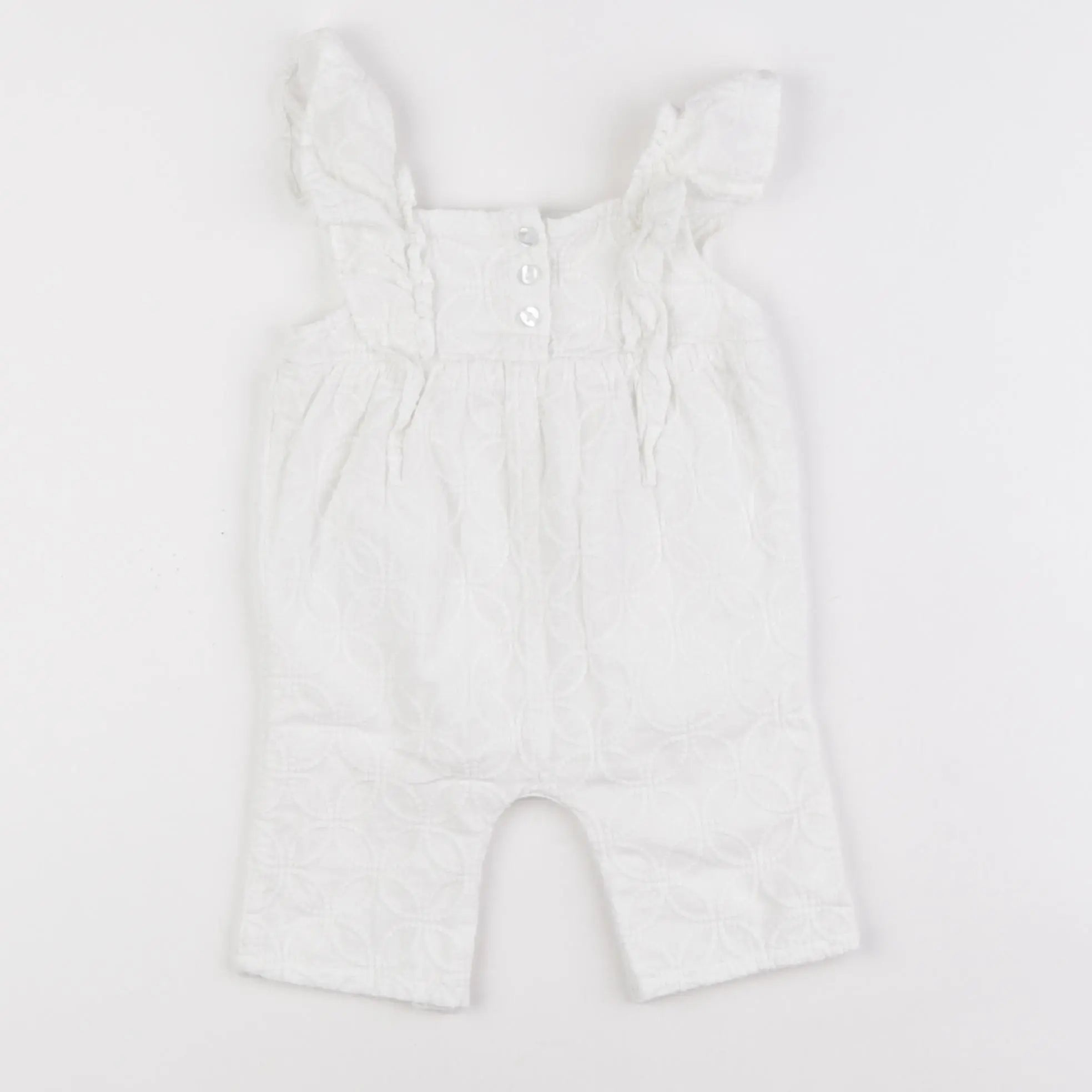 Vertbaudet - combinaison blanc - 3 mois