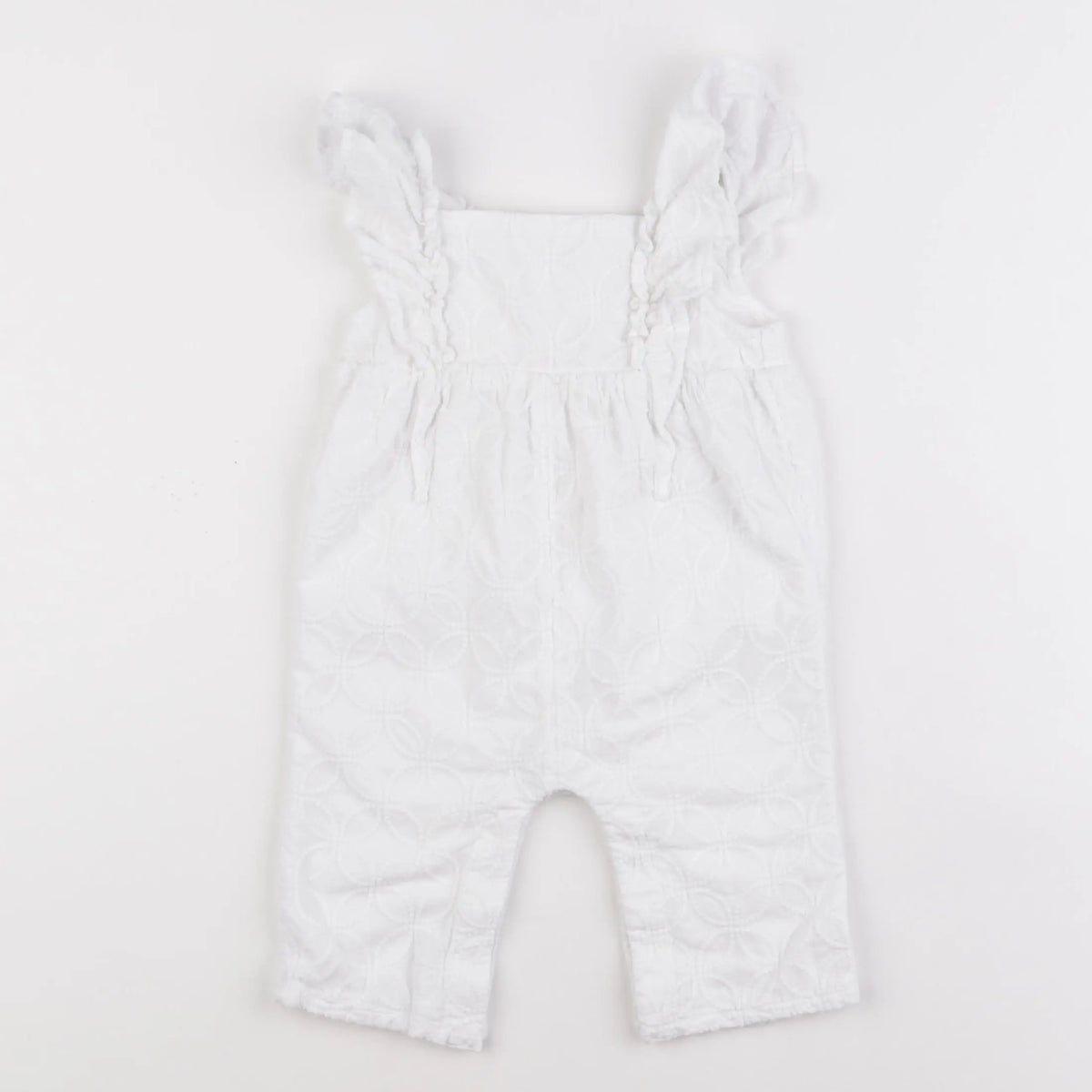 Vertbaudet - combinaison blanc - 9 mois