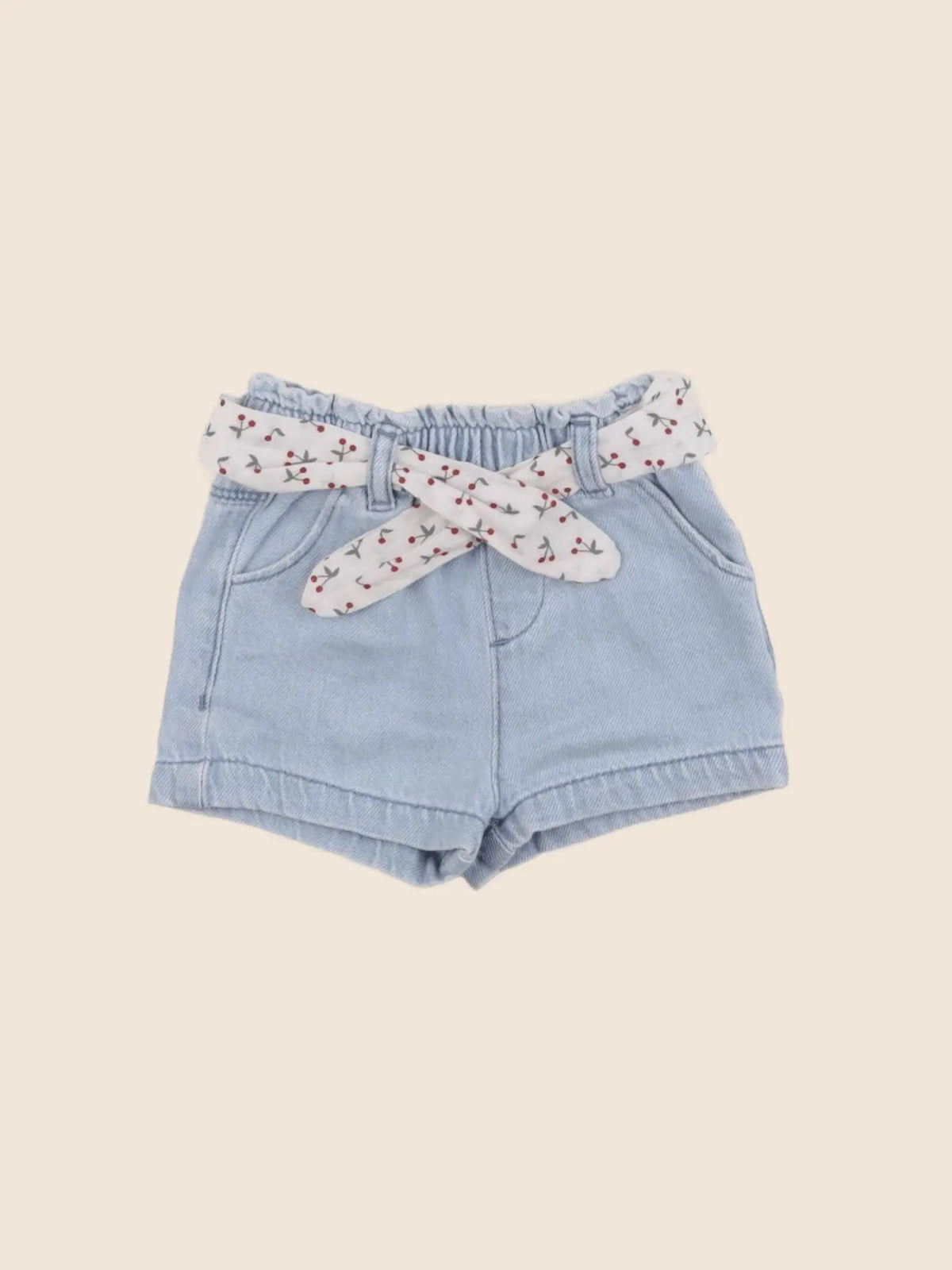 Vertbaudet - short bleu - 6 mois