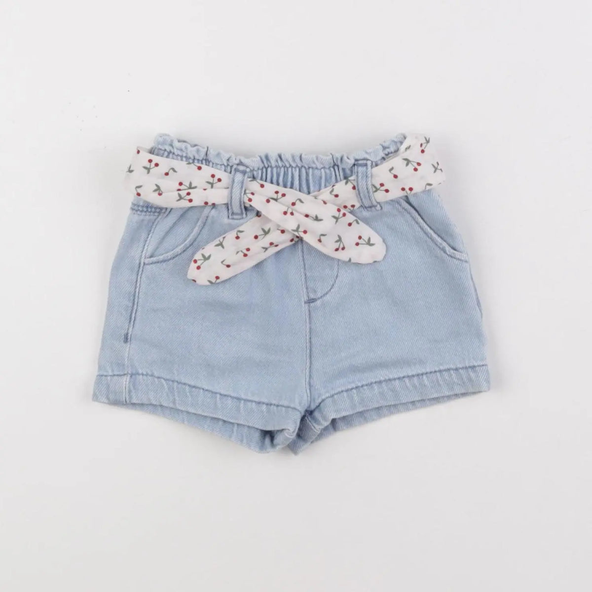 Vertbaudet - short bleu - 6 mois