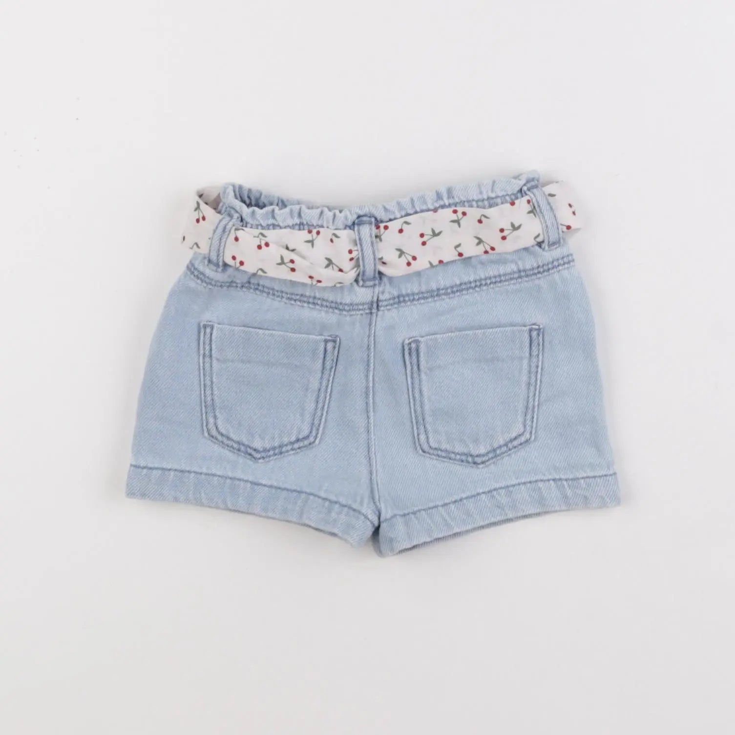 Vertbaudet - short bleu - 6 mois