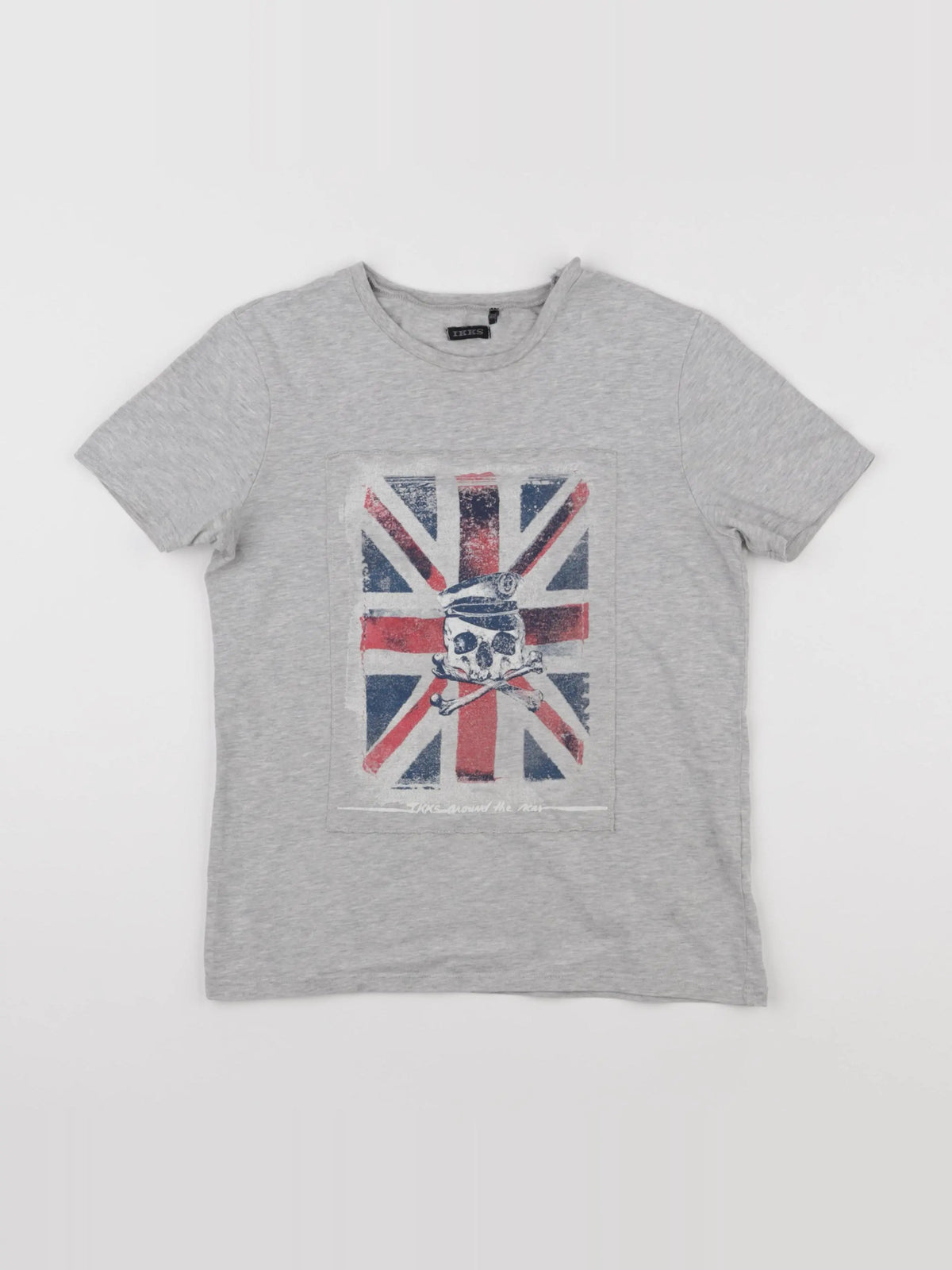 IKKS - tee-shirt gris - 10 ans