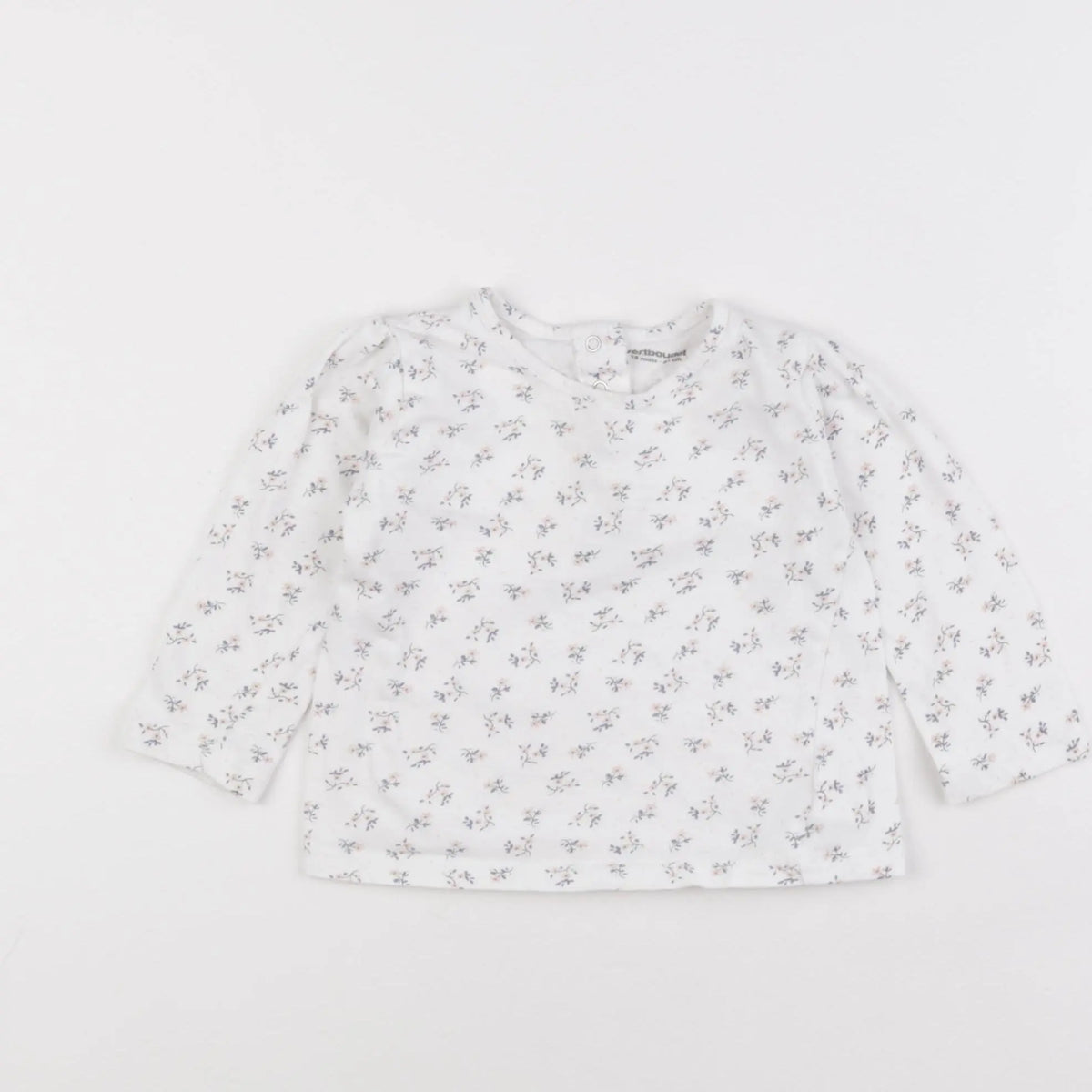 Vertbaudet - tee-shirt blanc - 18 mois