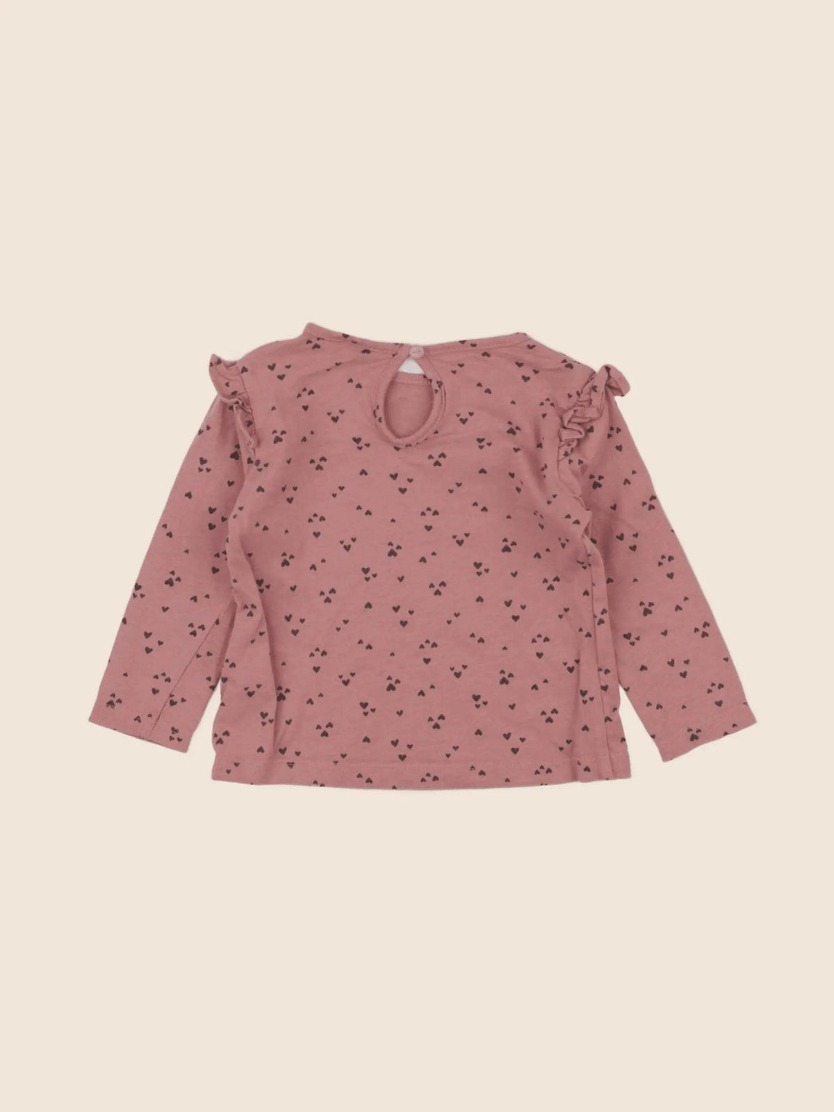 H&M - tee-shirt rose - 3/6 mois