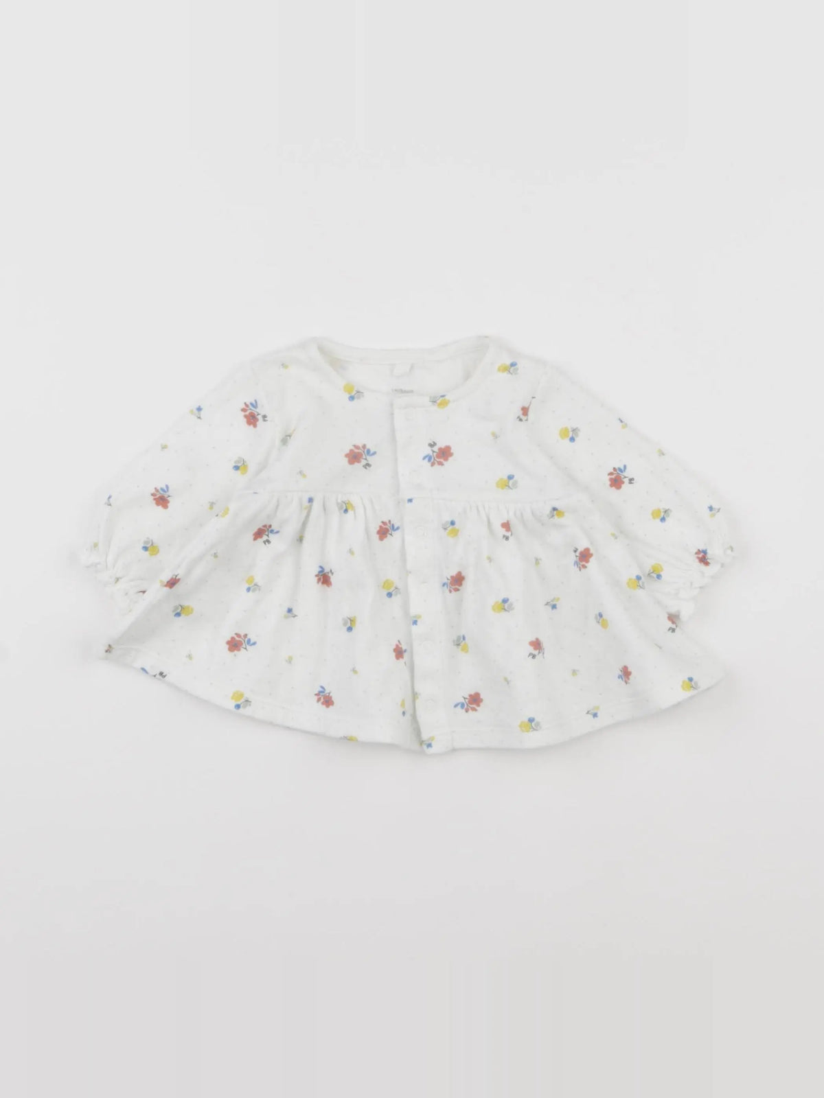 Petit Bateau - tee-shirt blanc - 1 mois