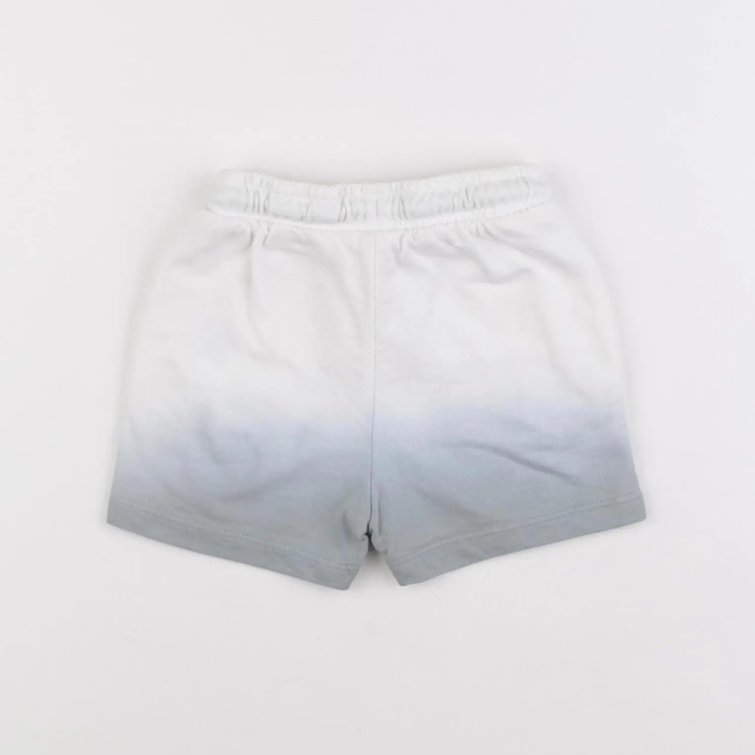 Vertbaudet - short blanc, bleu - 6 mois