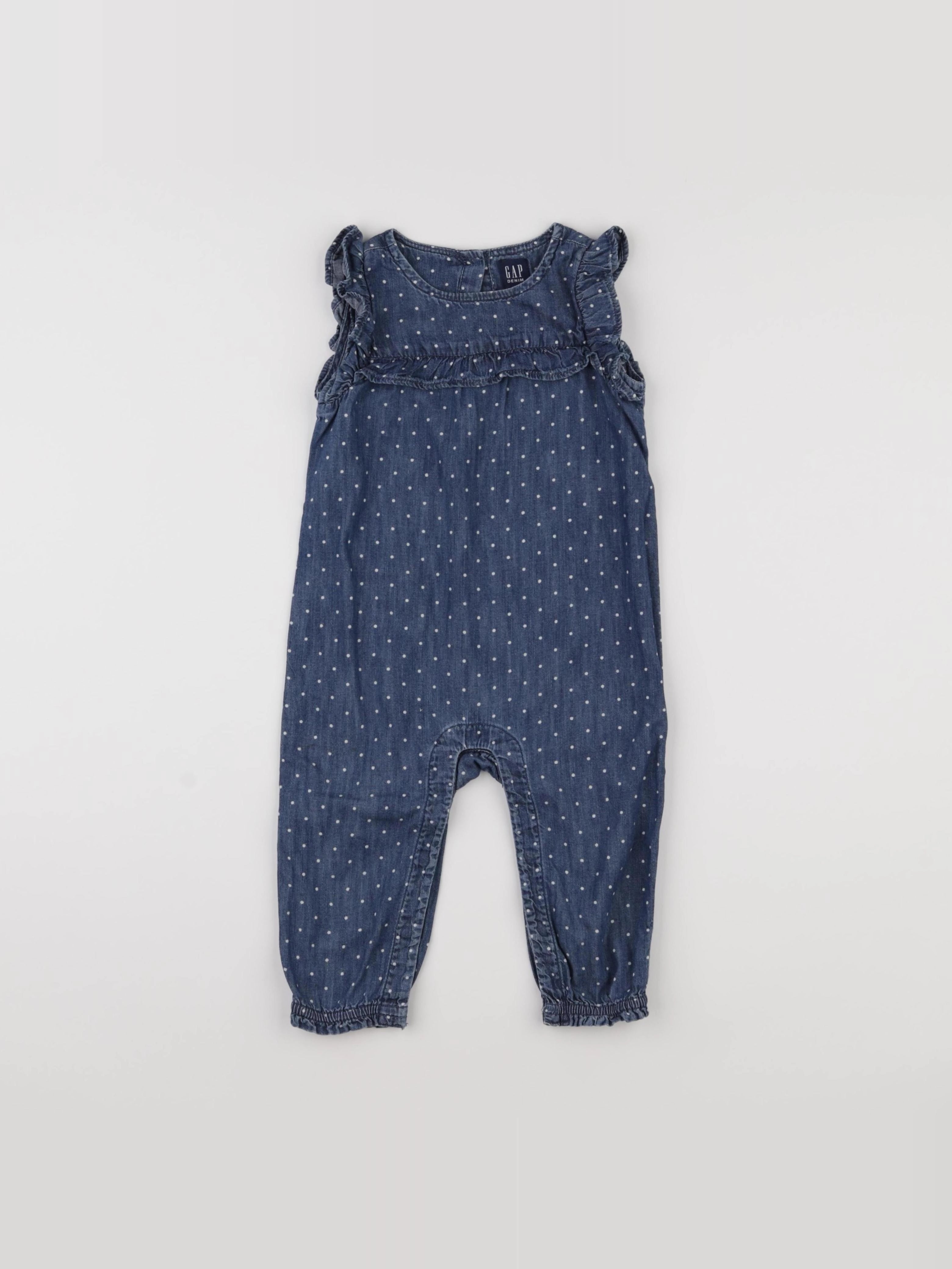 GAP - combinaison bleu - 12/18 mois