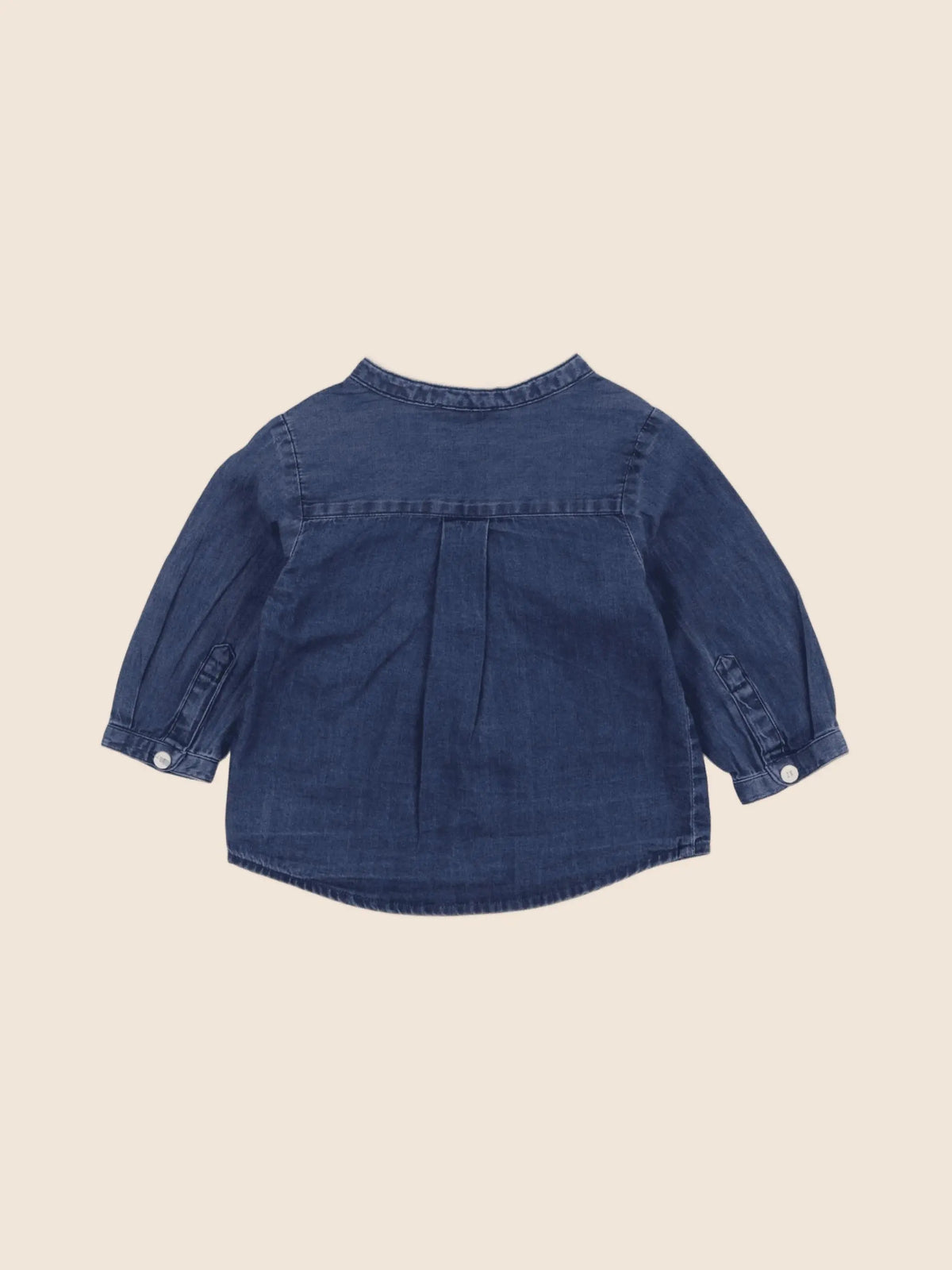 Jacadi - chemise bleu - 6 mois