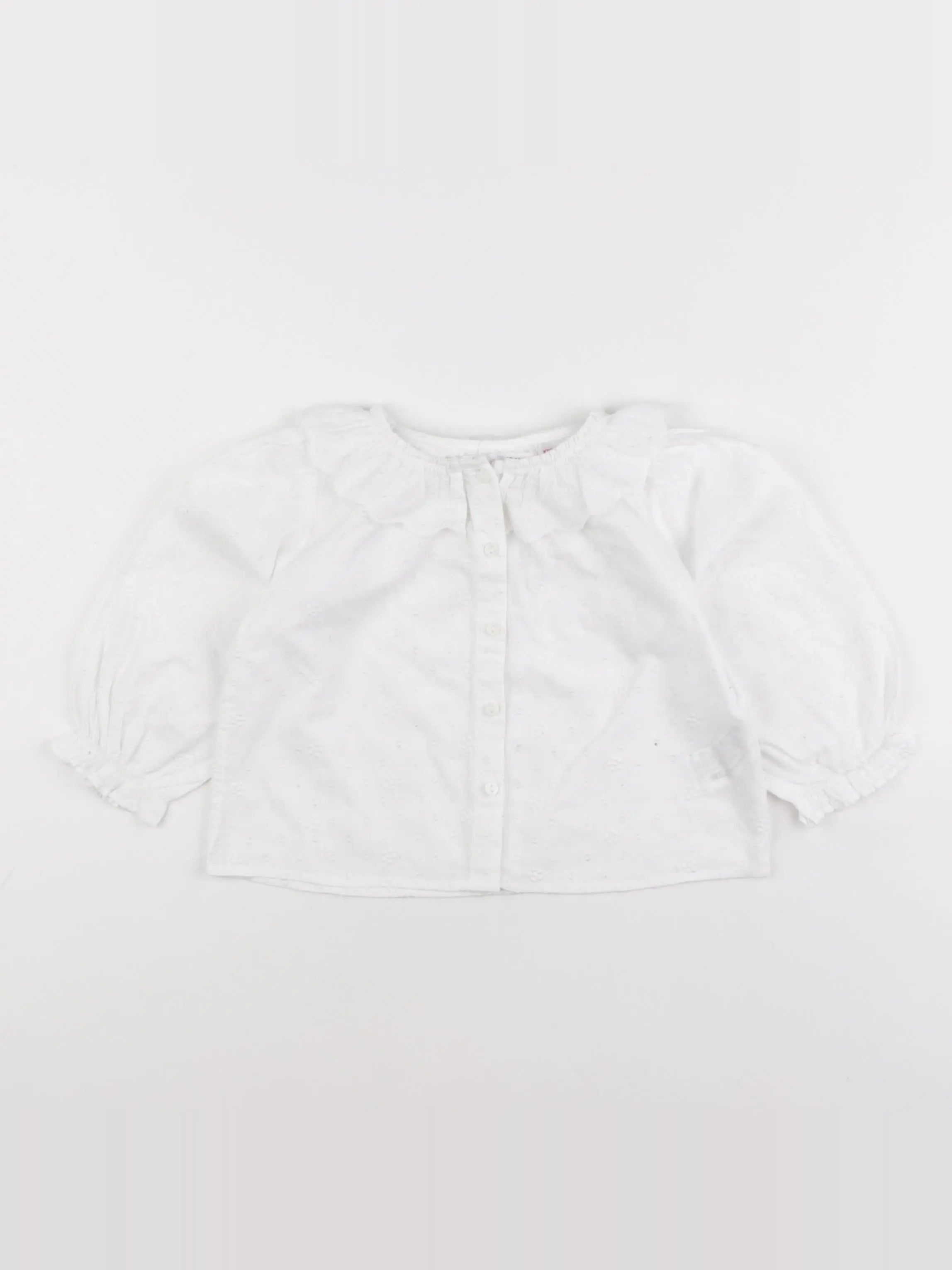 Zara - blouse blanc - 12/18 mois