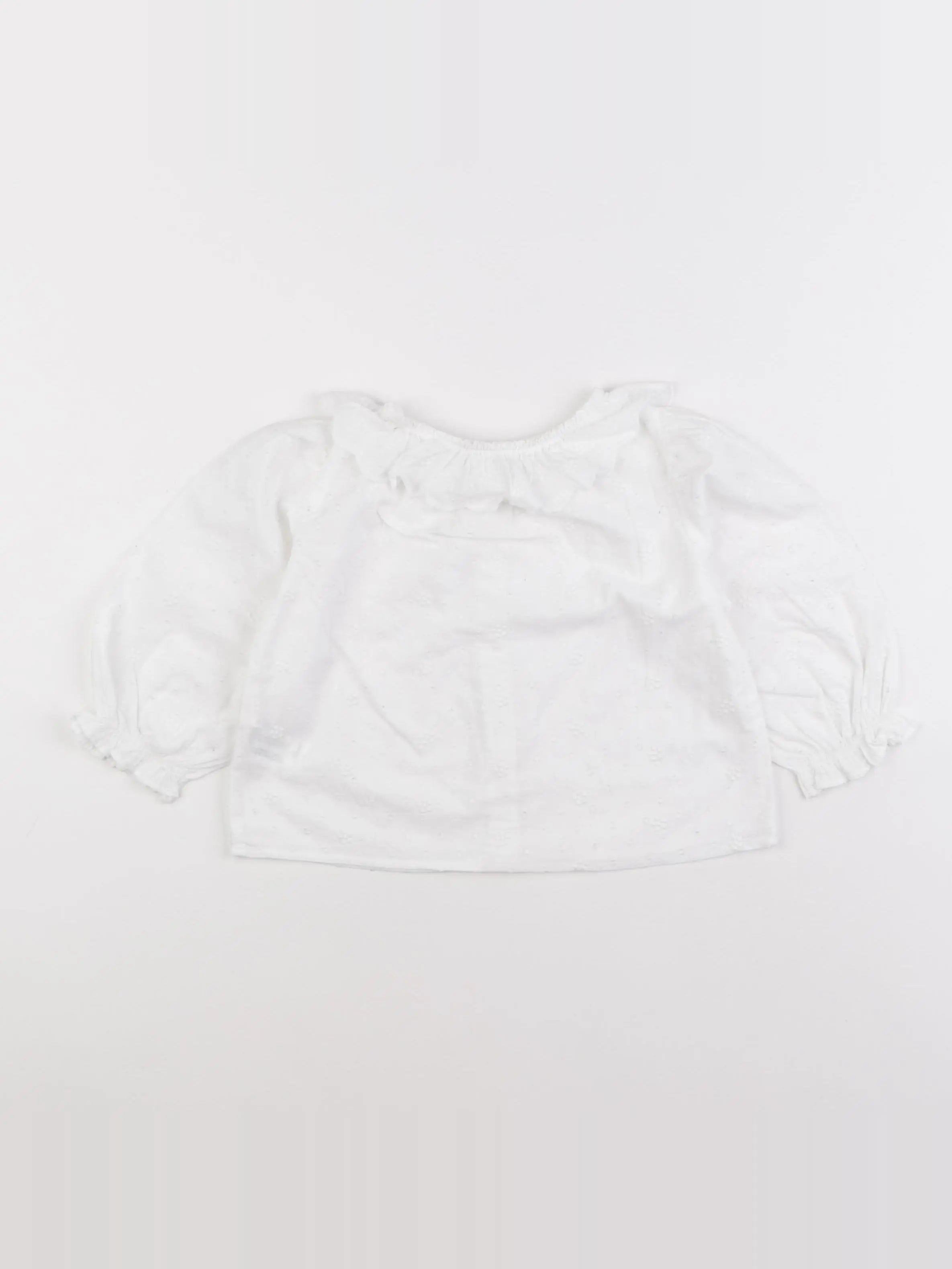 Zara - blouse blanc - 12/18 mois