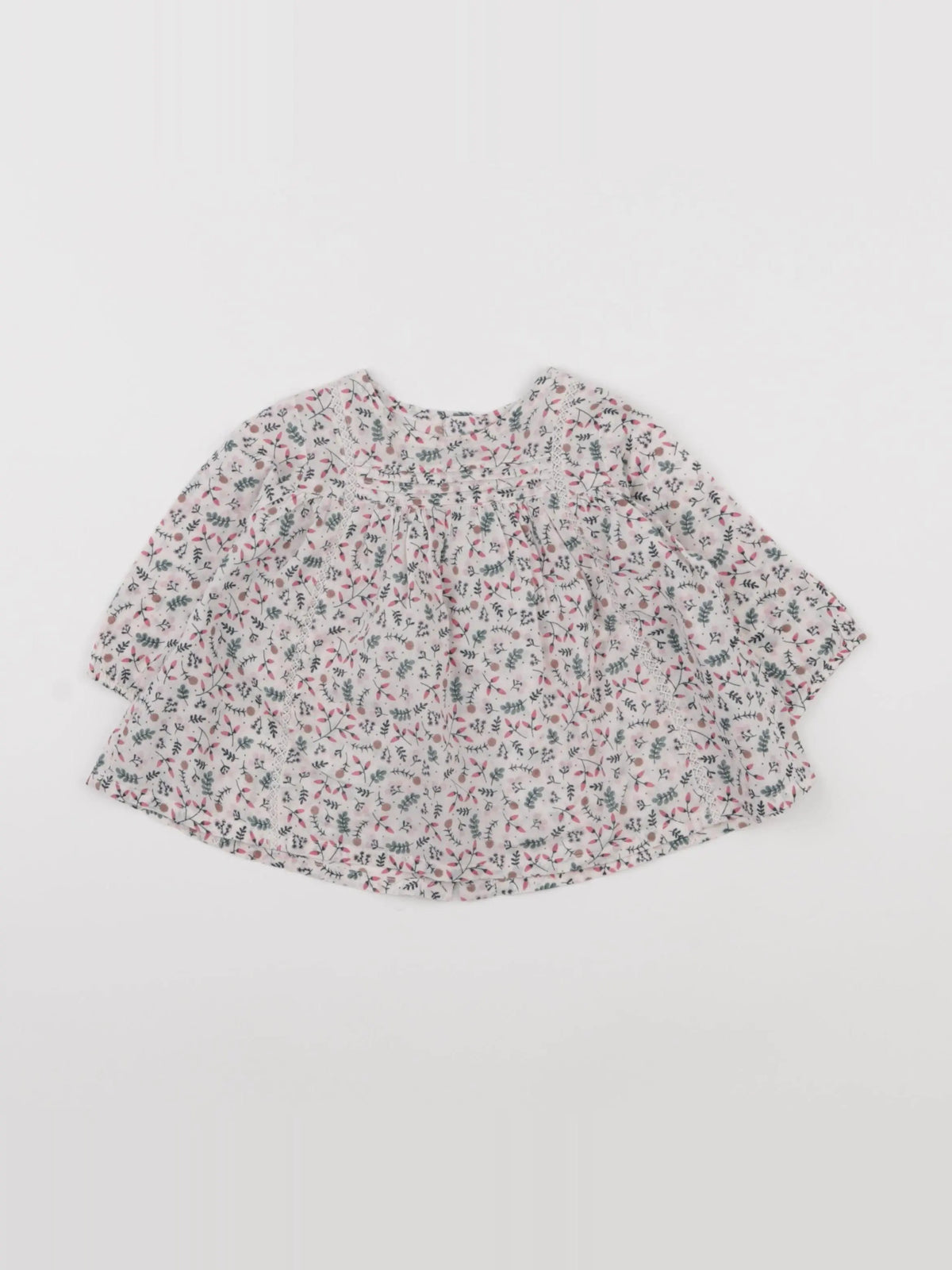 Boutchou - blouse multicolore - 9 mois
