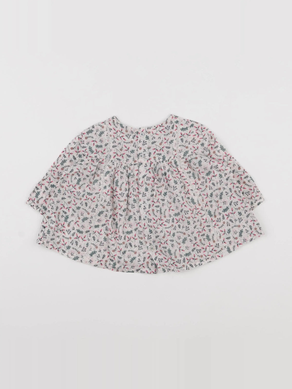 Boutchou - blouse multicolore - 9 mois