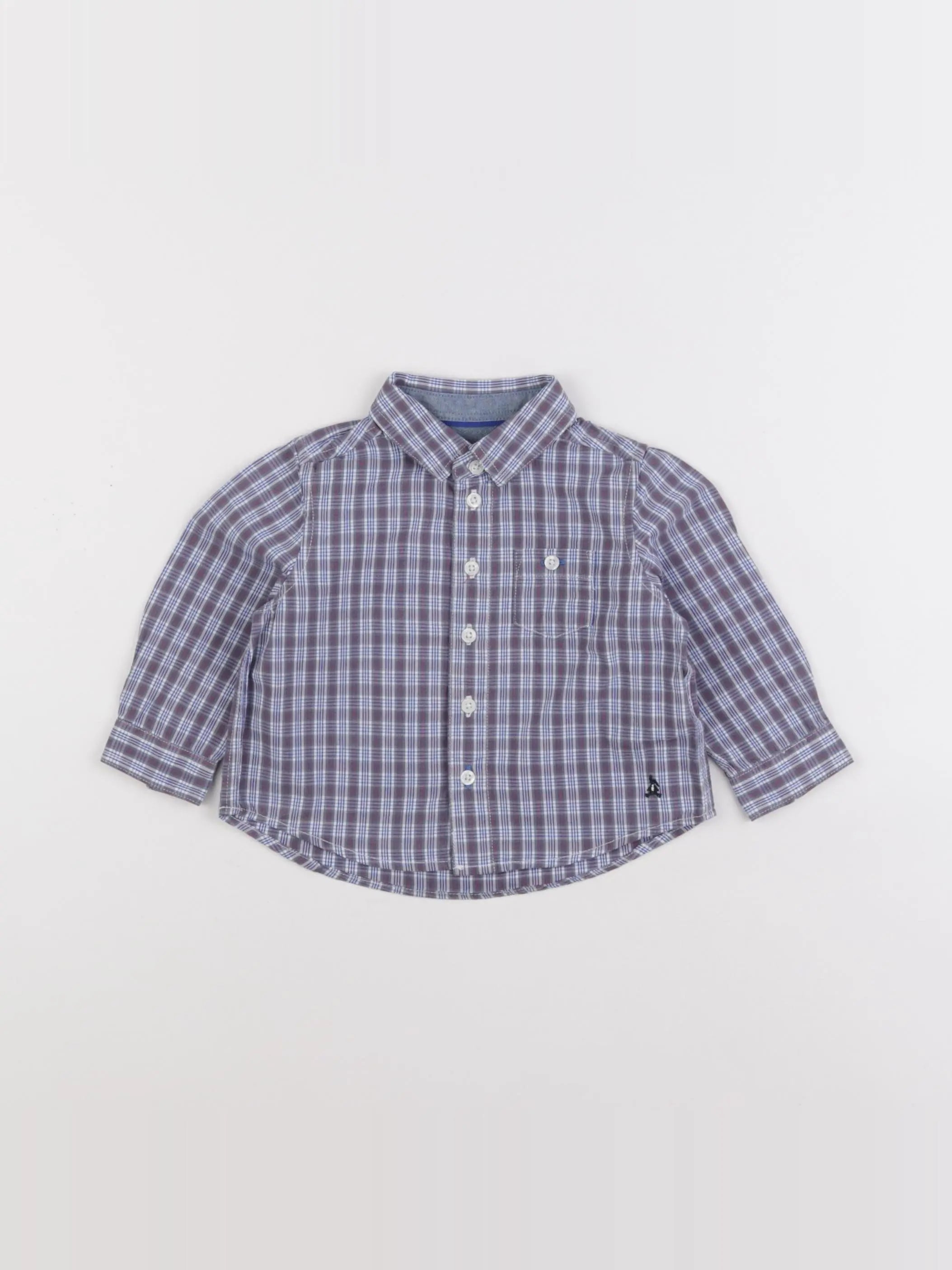 Cyrillus - chemise bleu - 6 mois