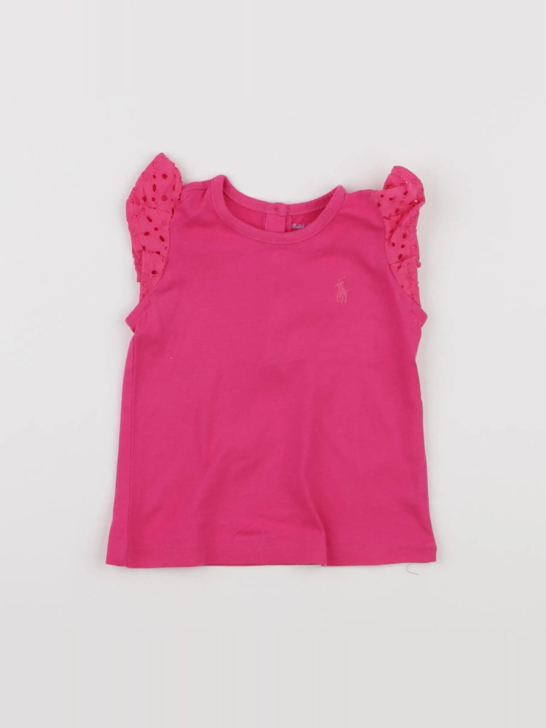 Ralph Lauren - débardeur rose - 6 mois