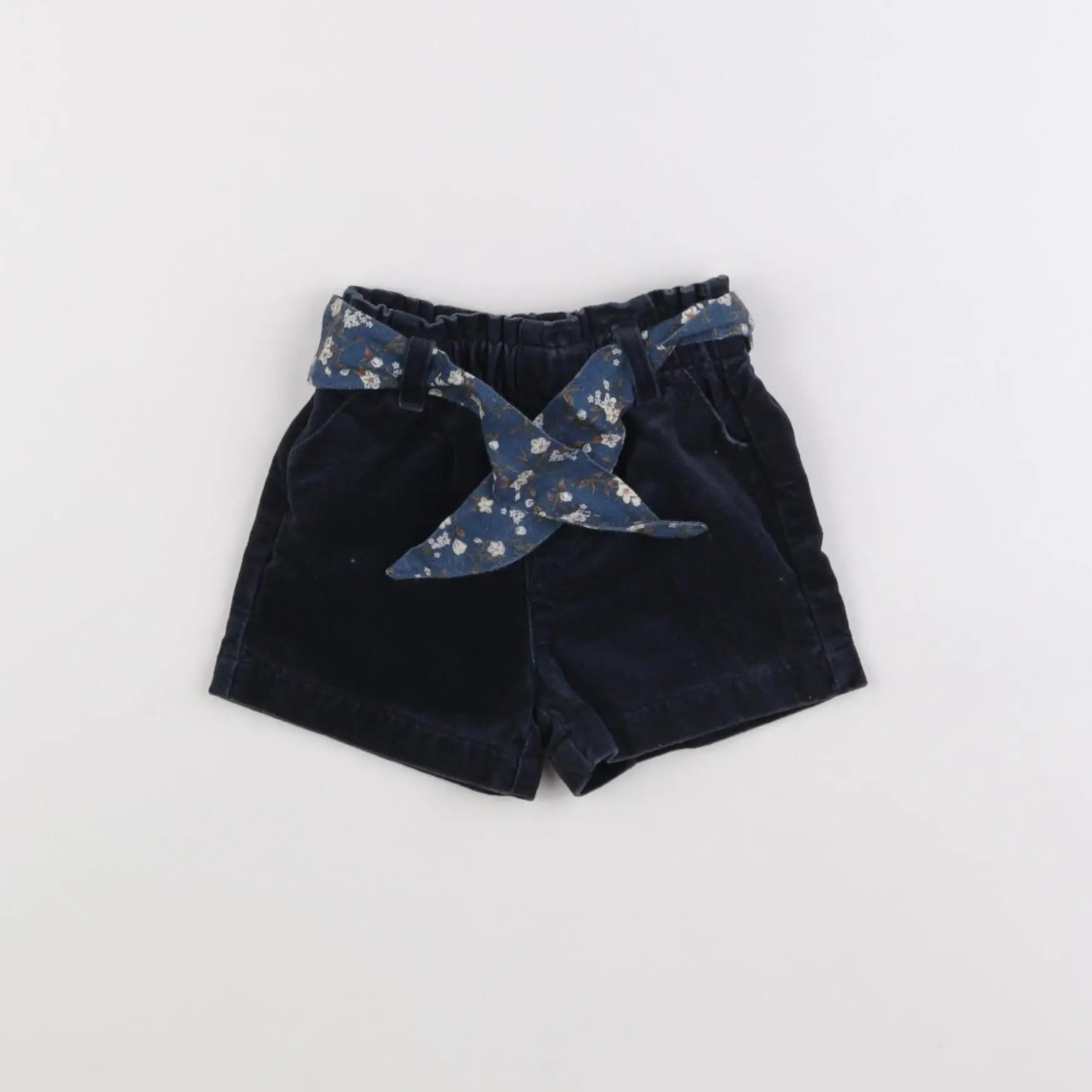 Vertbaudet - short bleu - 6 mois