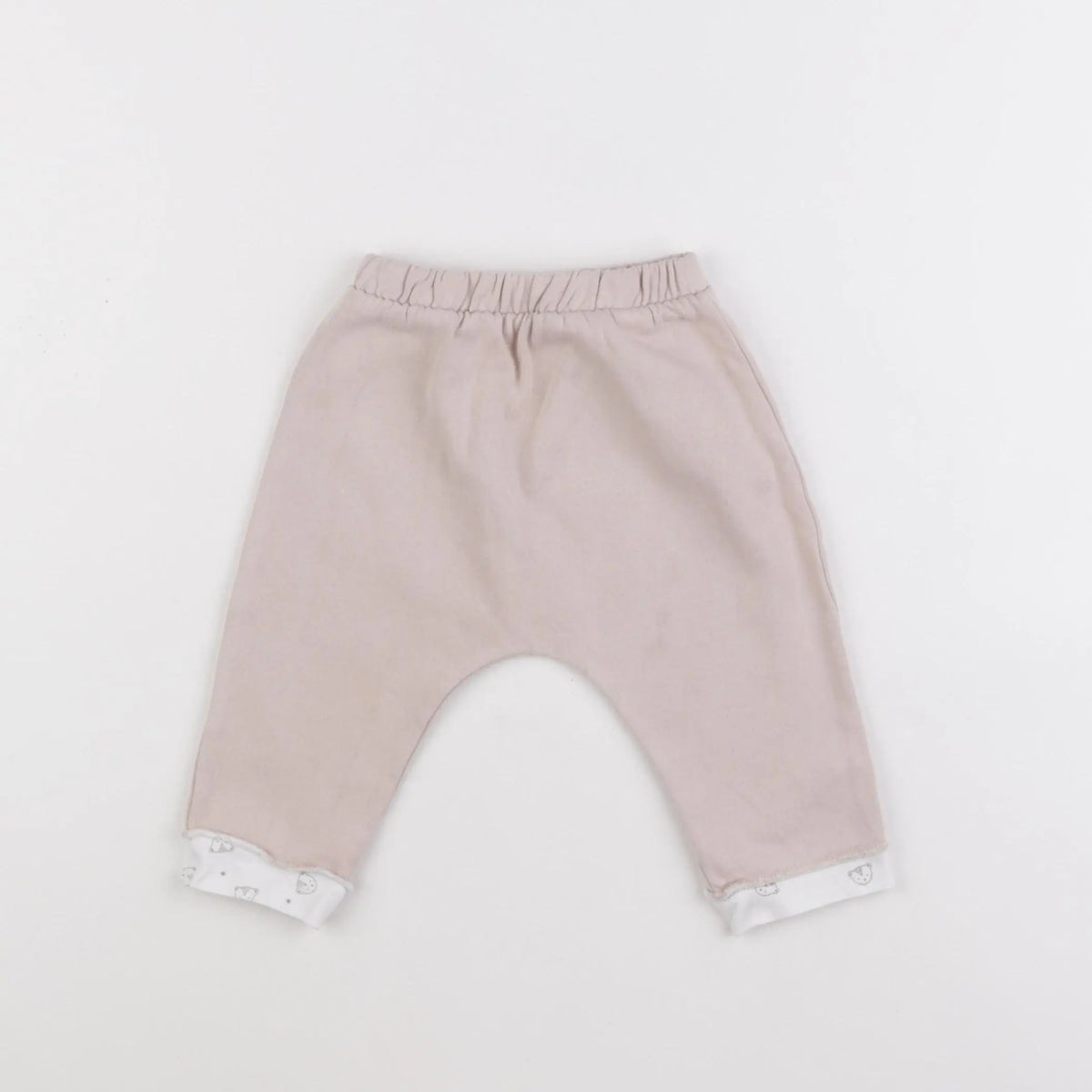 Vertbaudet - jogging beige - 6 mois