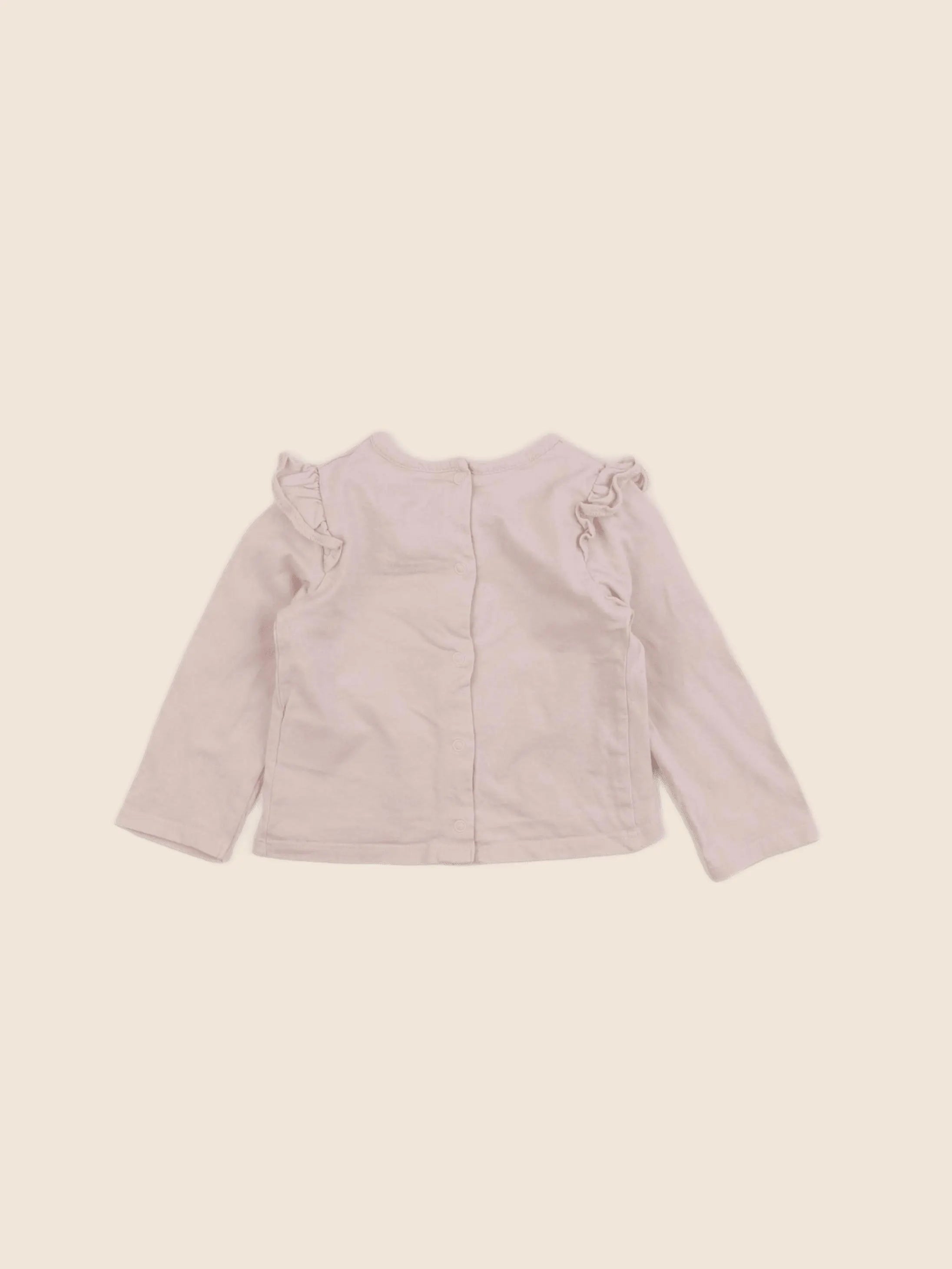 Vertbaudet - tee-shirt rose - 6 mois