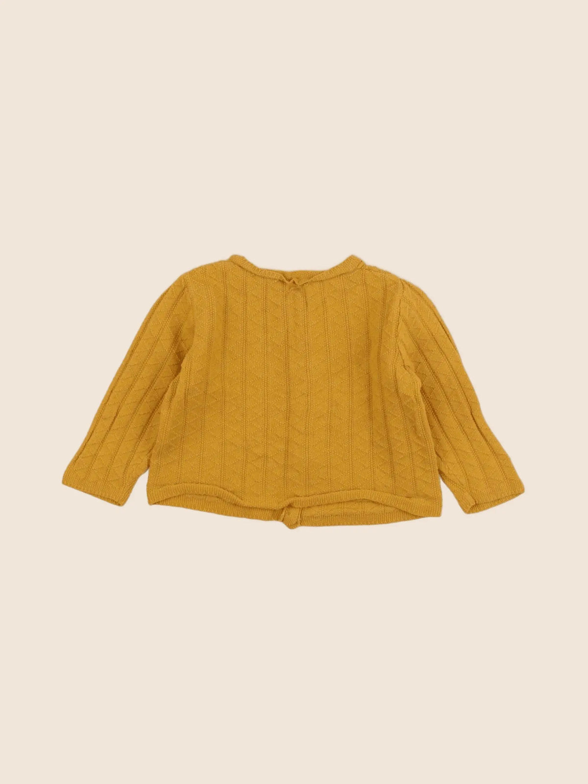 Boutchou - gilet jaune - 6 mois
