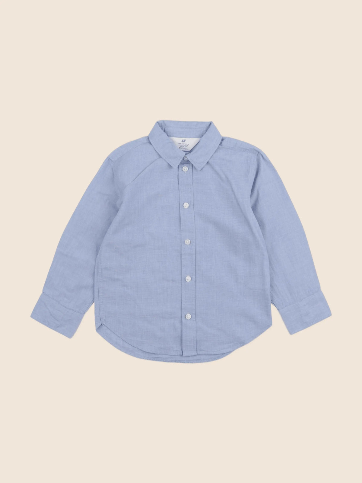 H&M - chemise bleu - 2/3 ans