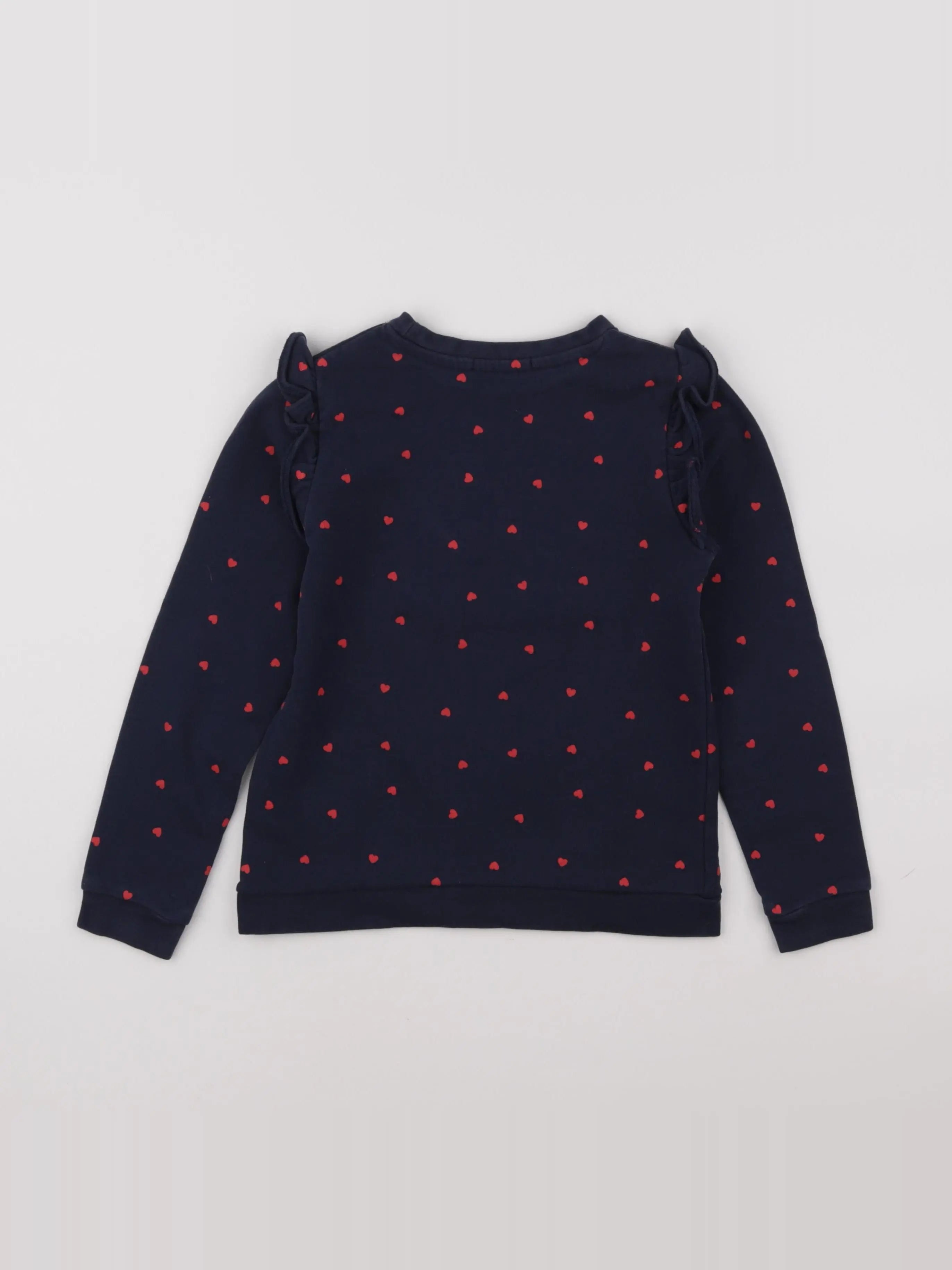 Vertbaudet - sweat bleu - 8 ans