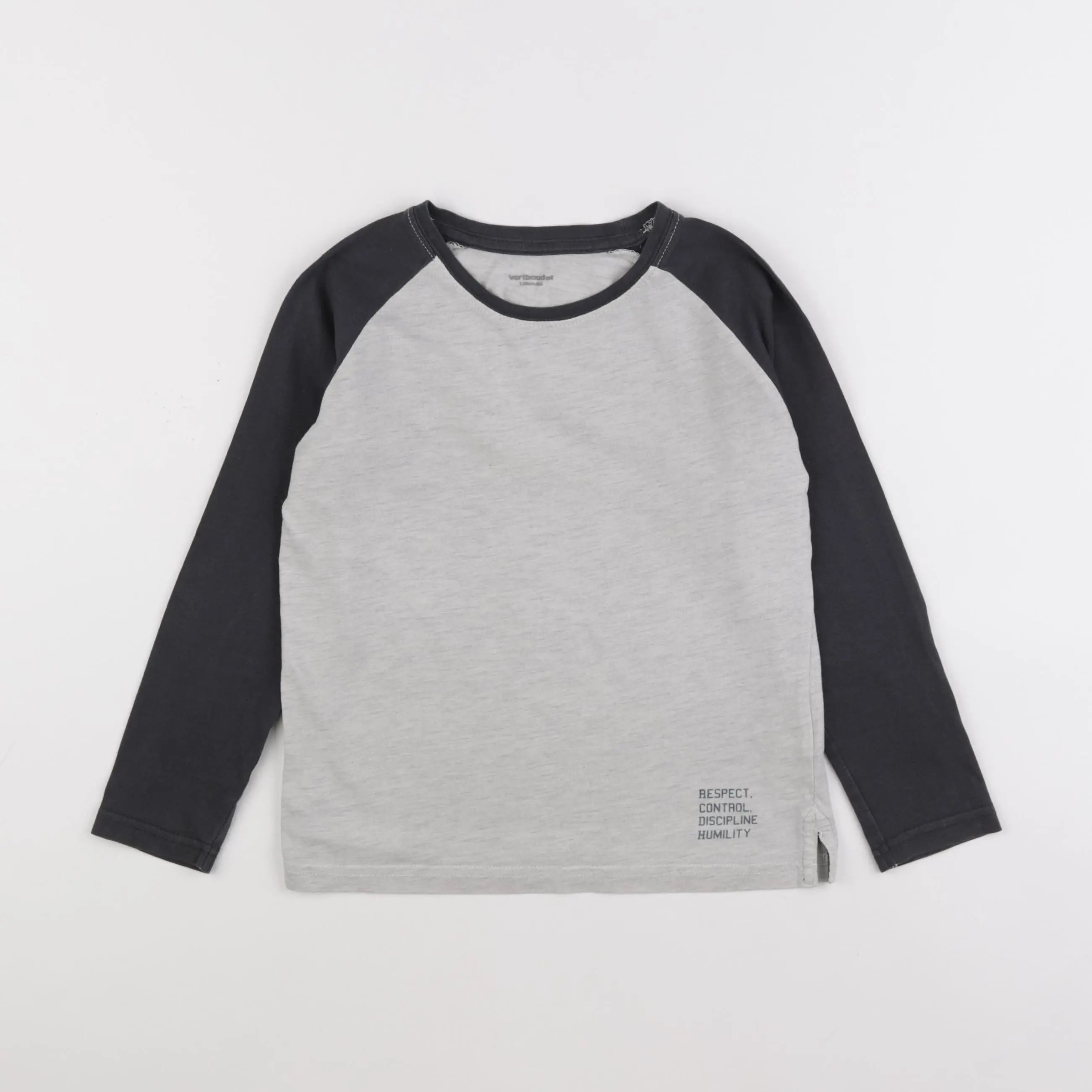 Vertbaudet - tee-shirt gris - 8 ans