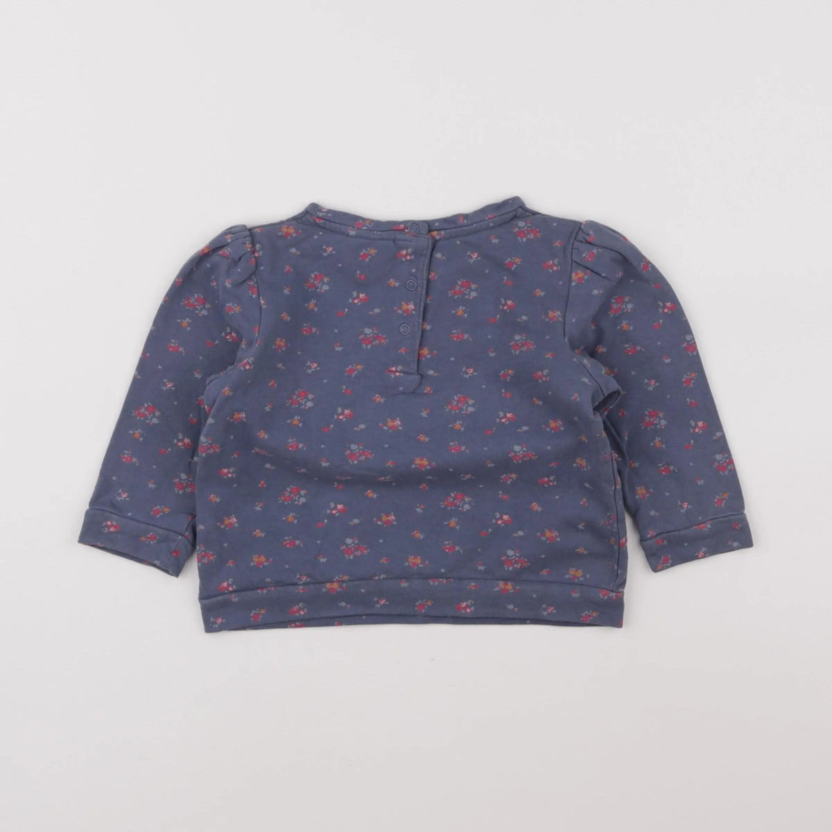 Vertbaudet - sweat bleu - 18 mois