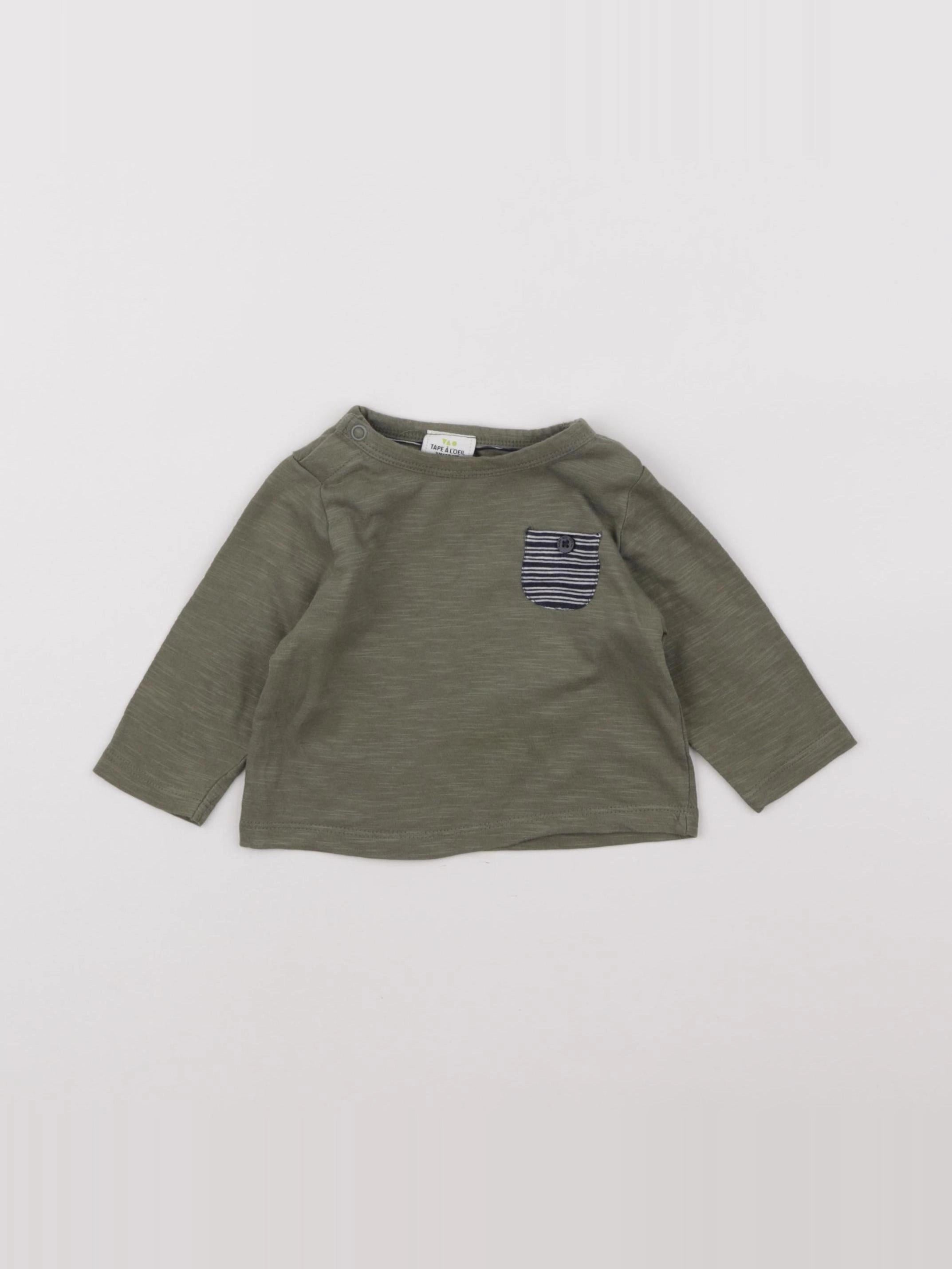 Tape à l'oeil - tee-shirt vert - 3 mois