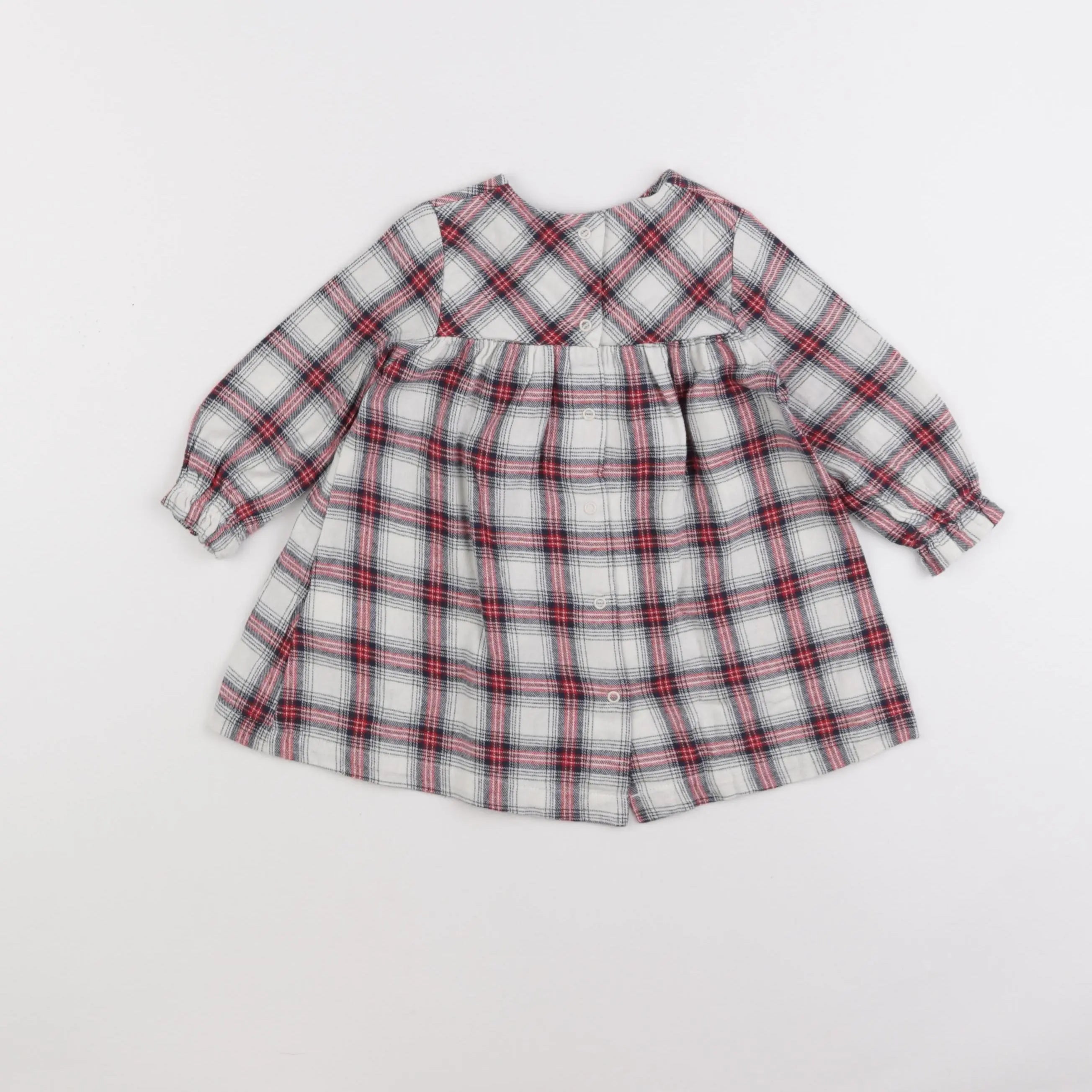 Vertbaudet - robe multicolore - 12 mois