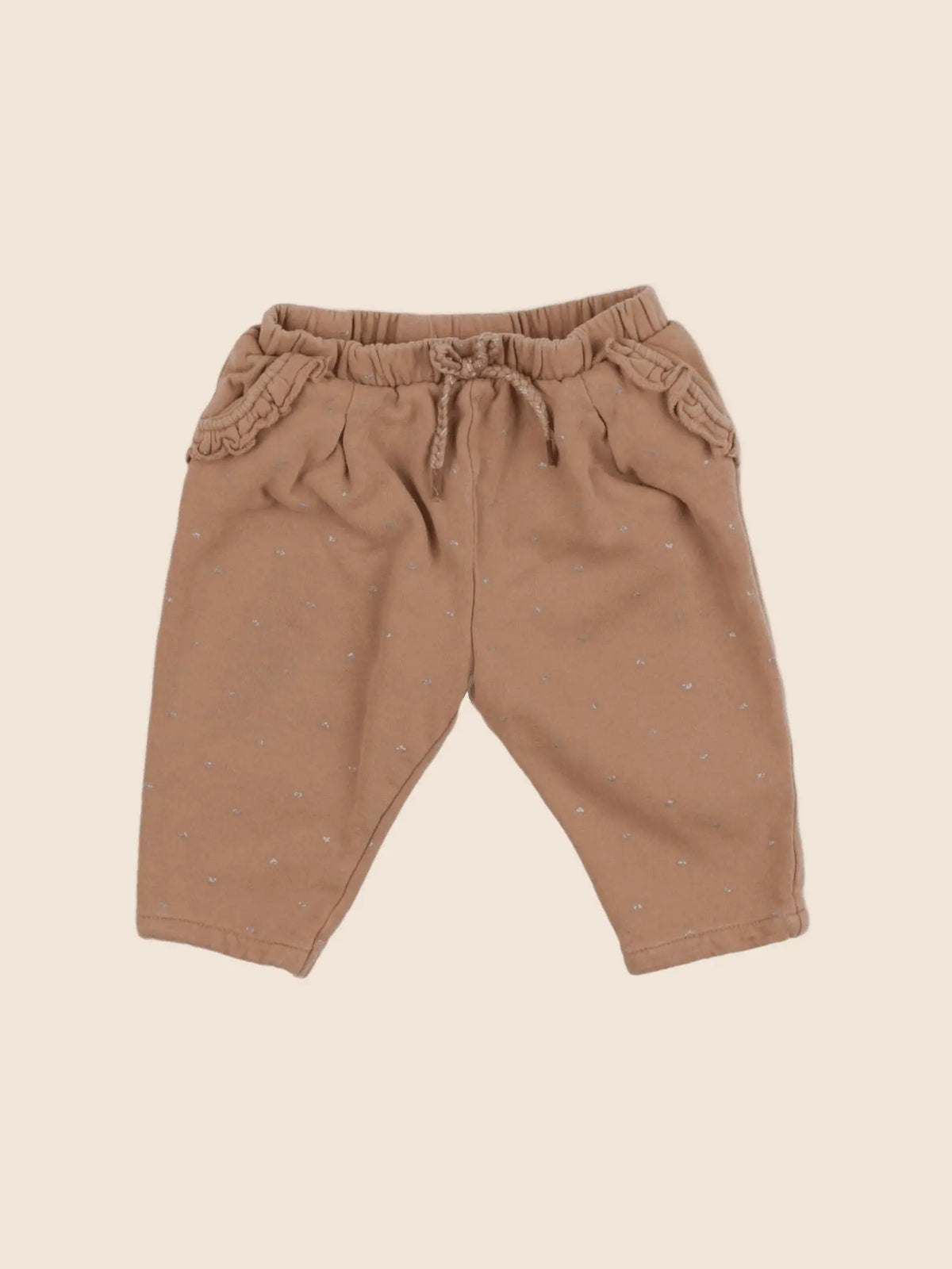Vertbaudet - pantalon marron - 12 mois