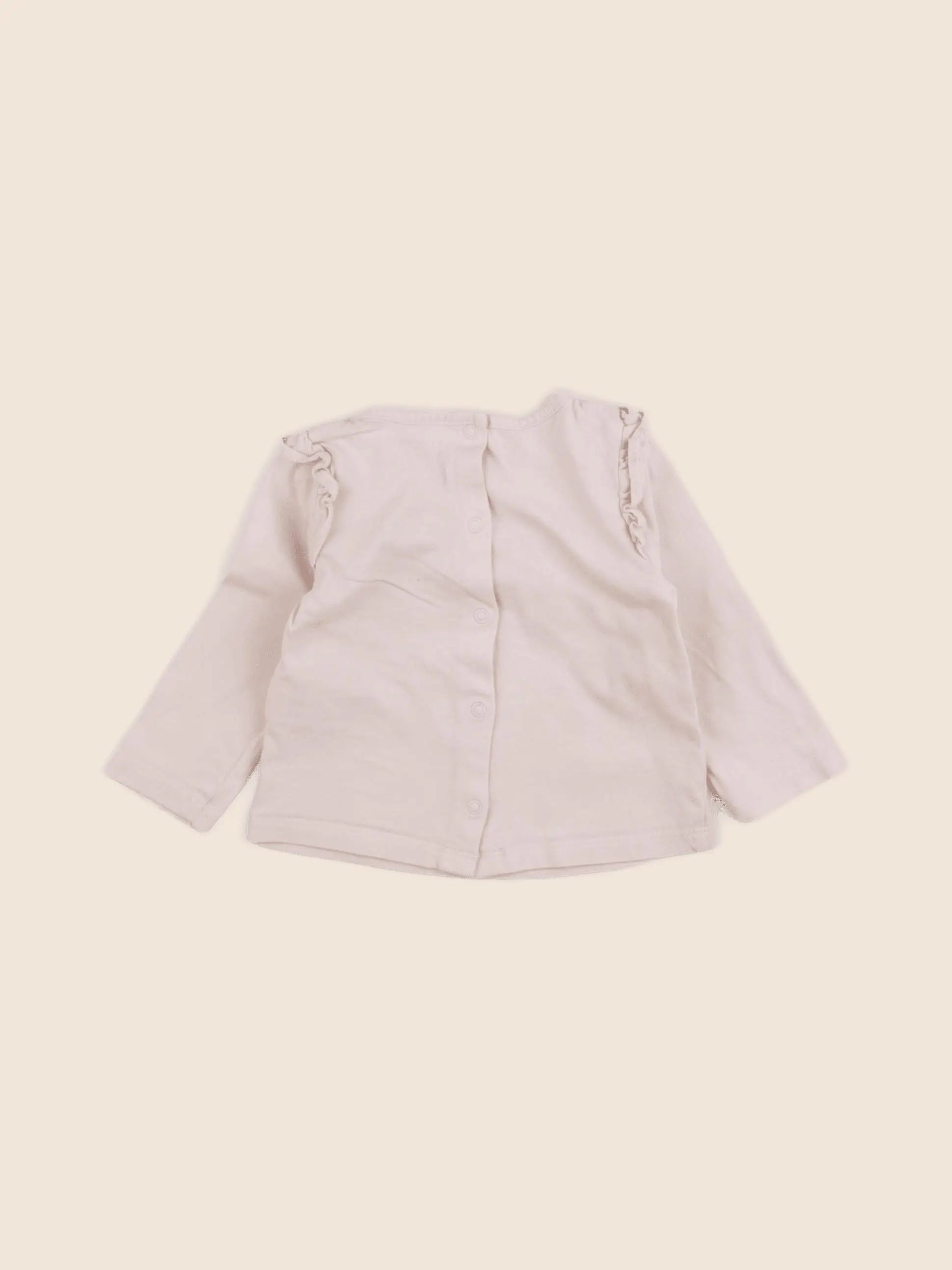 Vertbaudet - tee-shirt rose - 9 mois